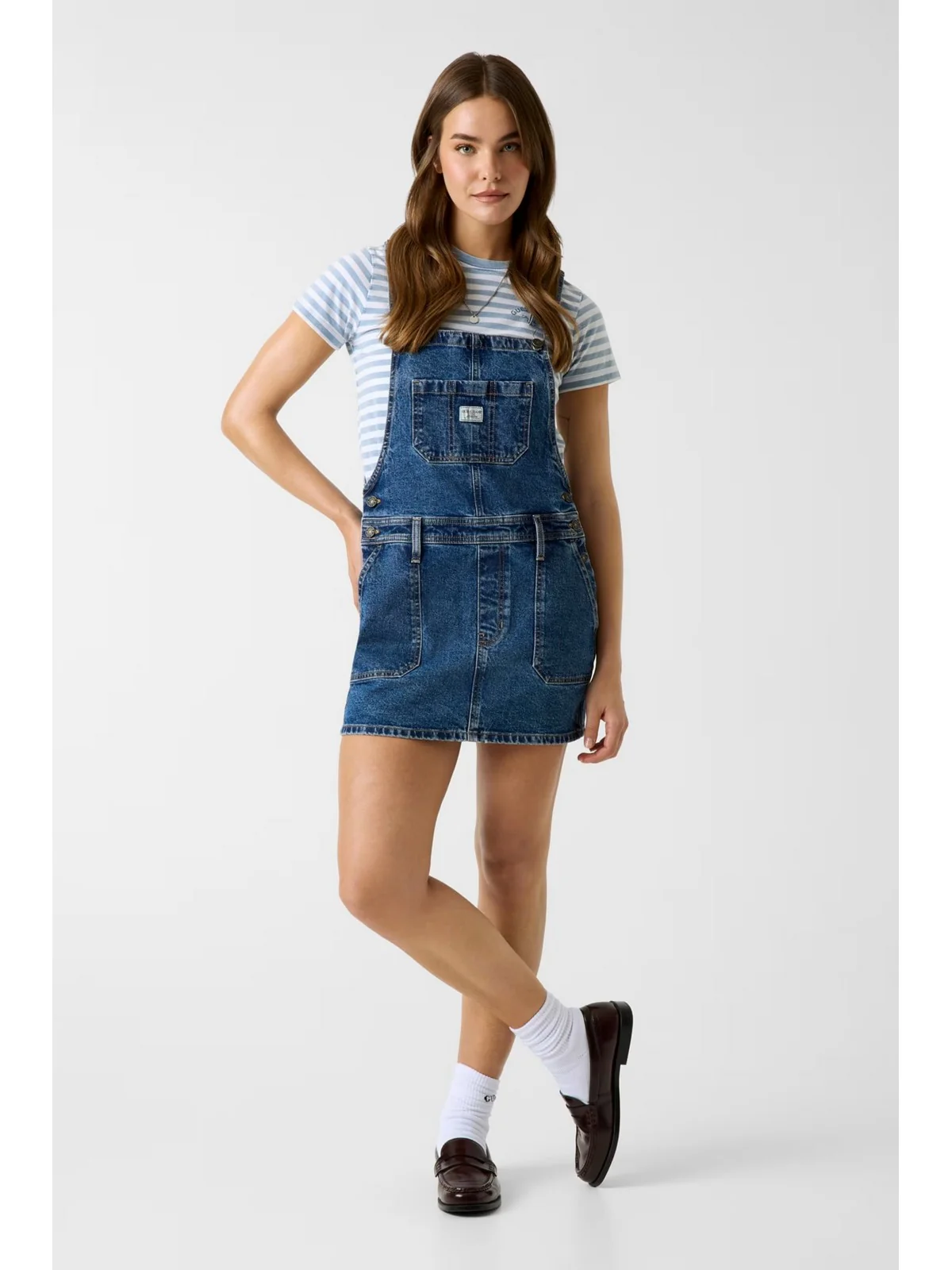 GUESS Abito Donna GJ OVERALL DRESS W6GK25 D5M4O GVMU GJ VEIN MEDIUM USED - Image 3
