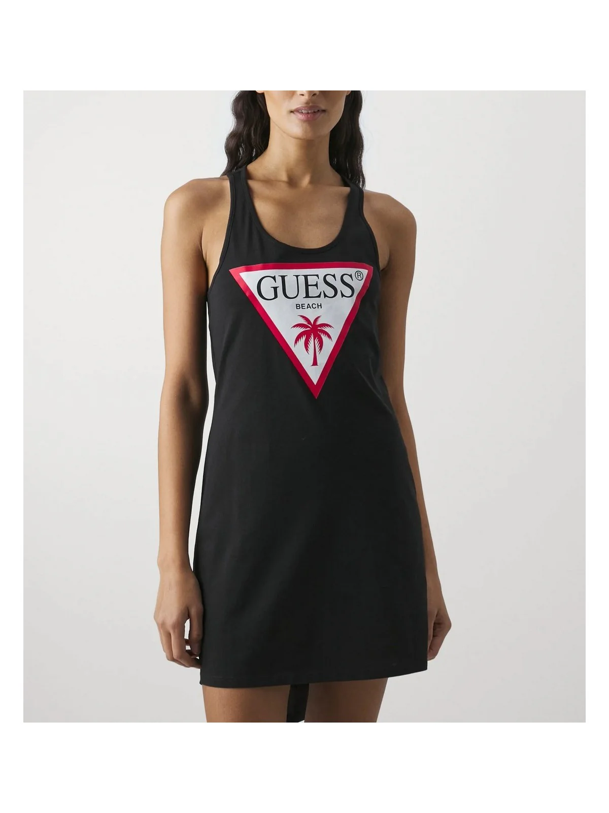 GUESS BEACHWEAR Abito Donna  E3GP03 JA914 JBLK Jet Black A996 - Image 2