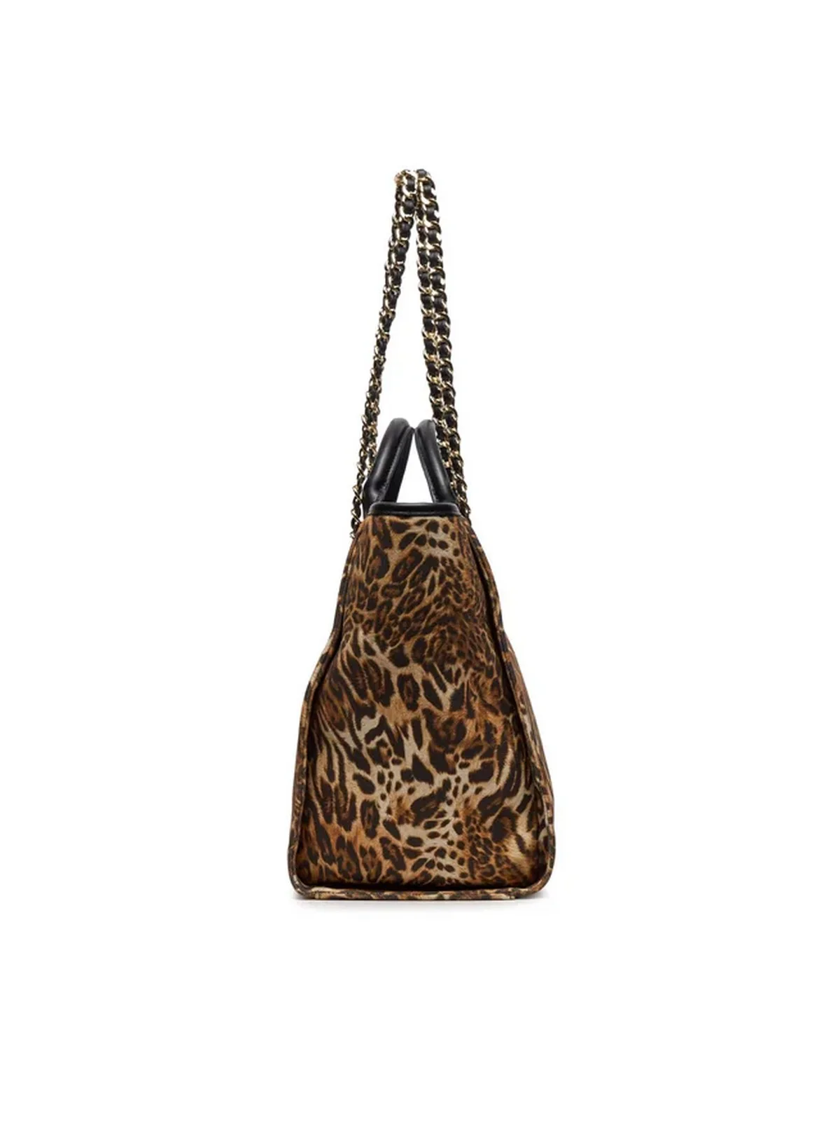 GUESS BEACHWEAR borsa mare Donna Canvas Printed Bag E4GZ17 WFCE0 P122 Marrone - Image 3