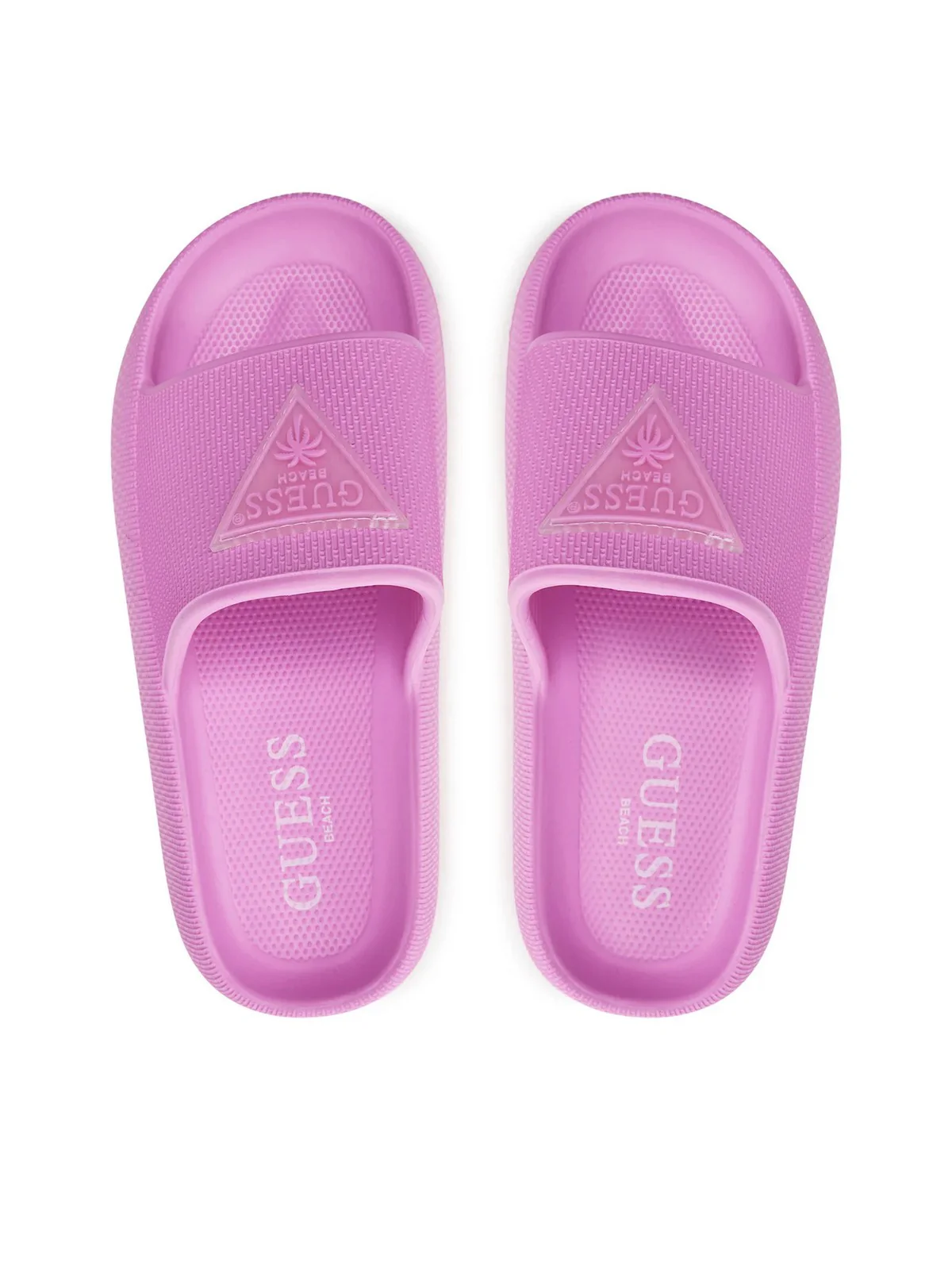 GUESS BEACHWEAR Ciabatta Donna Rubber Slippers E4GZ27 WG5X0 A41G Viola - Image 5