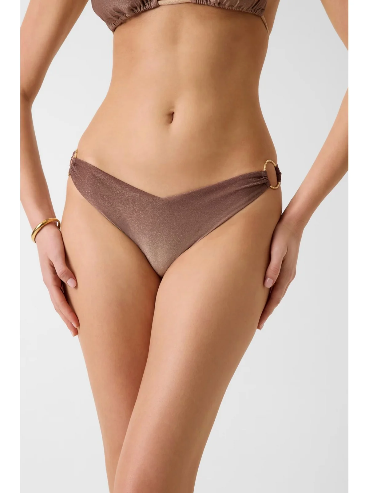 GUESS BEACHWEAR Costume da bagno Donna IRIS BRAZILIAN E6GO09 KF600 PMJQ BROWN SHADE AOP - Image 2