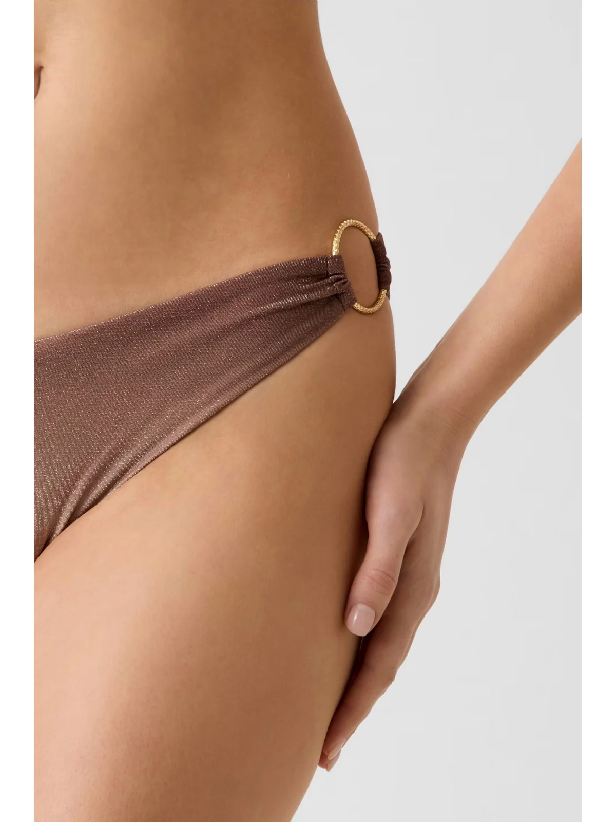 GUESS BEACHWEAR Costume da bagno Donna IRIS BRAZILIAN E6GO09 KF600 PMJQ BROWN SHADE AOP - Image 5