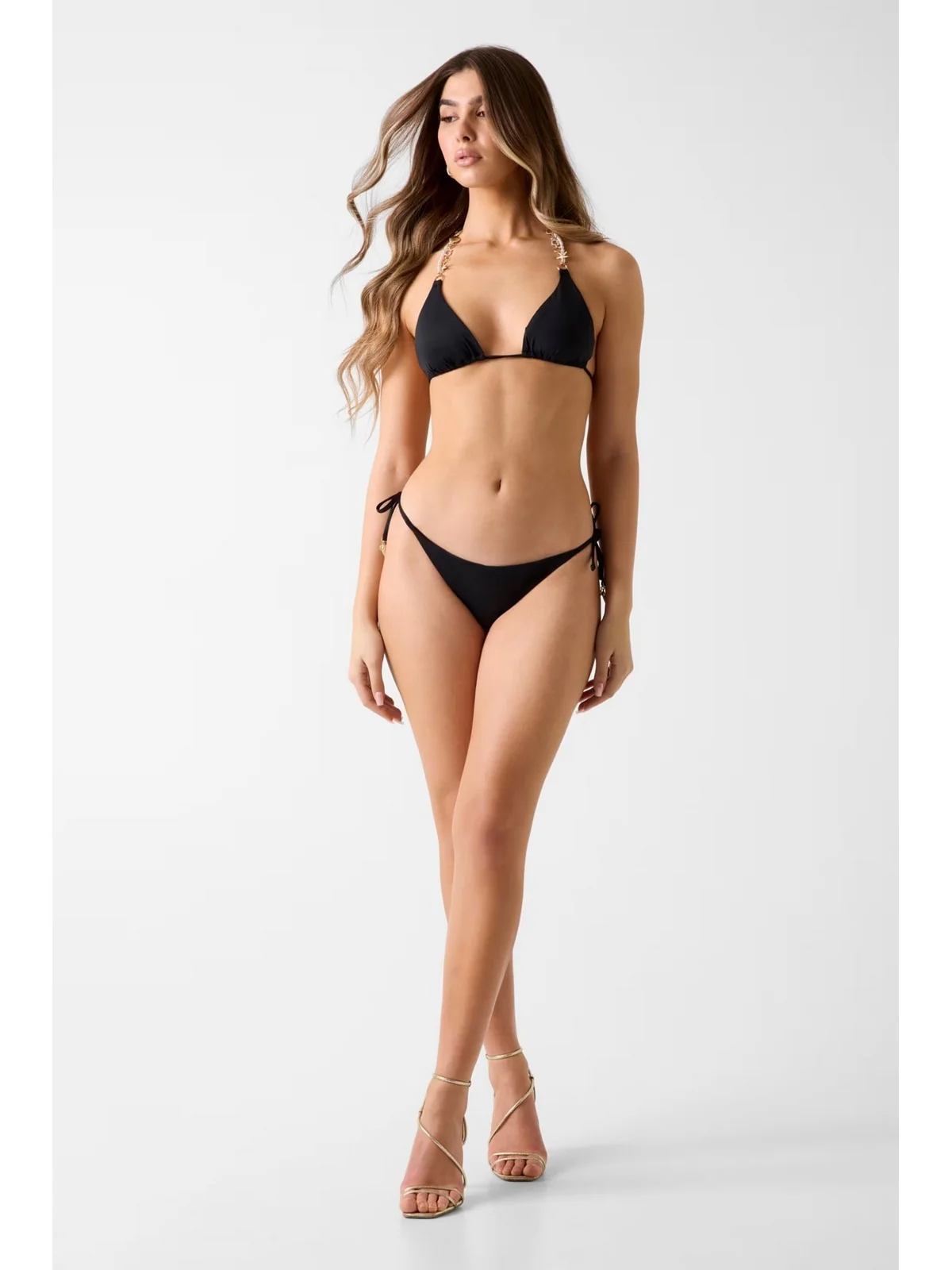 GUESS BEACHWEAR Costume da bagno Donna MARISOL STRING BRIEF E6GO01 KF412 JBLK Jet Black A996 - Image 2