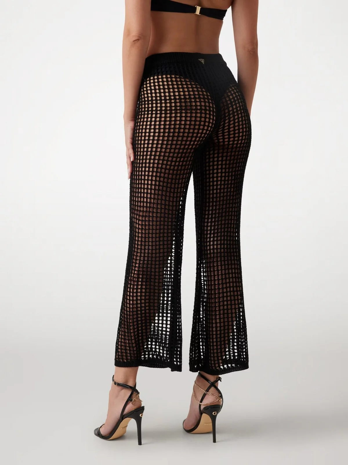 GUESS BEACHWEAR Pantalone Donna  E5GB02 Z3N30 JBLK Jet Black A996 - Image 4