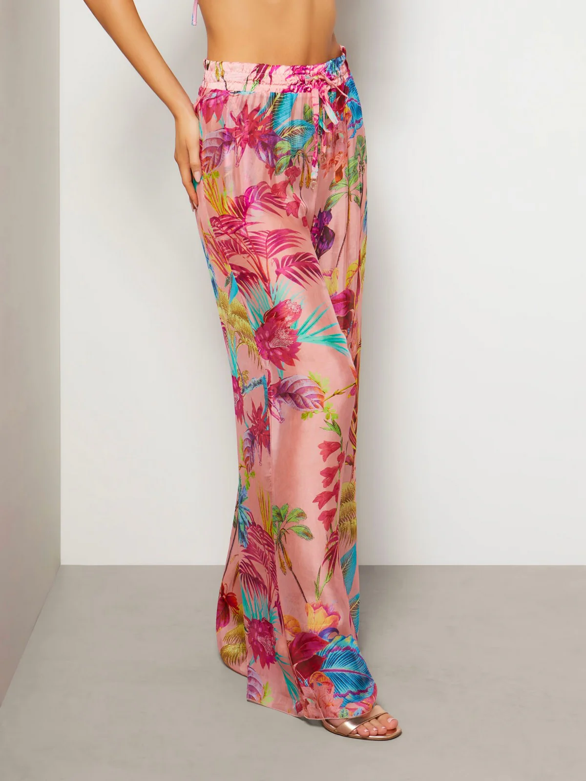 GUESS BEACHWEAR Pantalone Donna Pants E4GB00 WE550 P6AQ Multicolore - Image 3