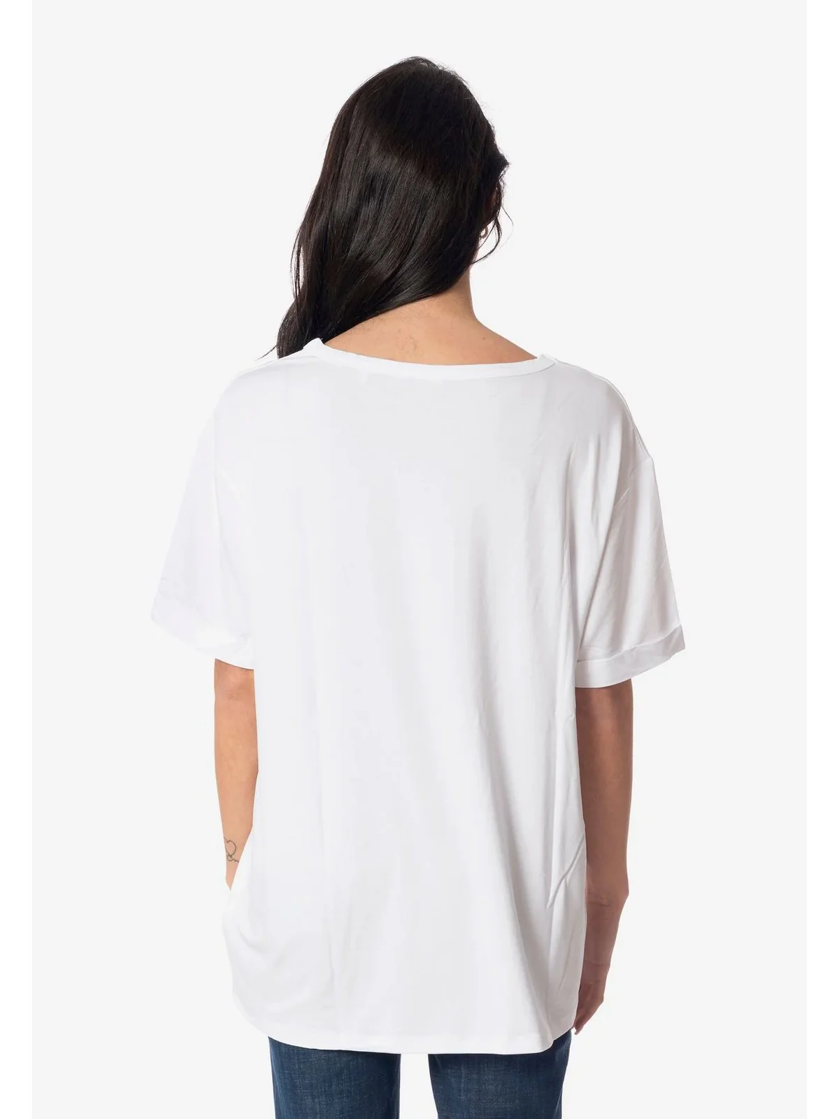 GUESS BEACHWEAR T-Shirt e Polo Donna t-shirt E4GI02 K68D2 G011 Bianco - Image 3