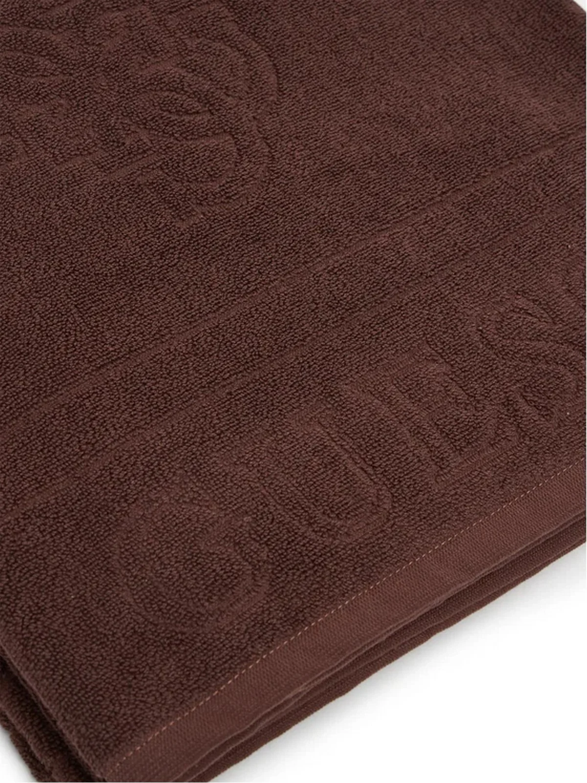 GUESS BEACHWEAR Telo mare Donna GUESS LOGO ALL OVER TOWEL E6GZ01 KG490 A14D COCONUT COFFEE - Image 3