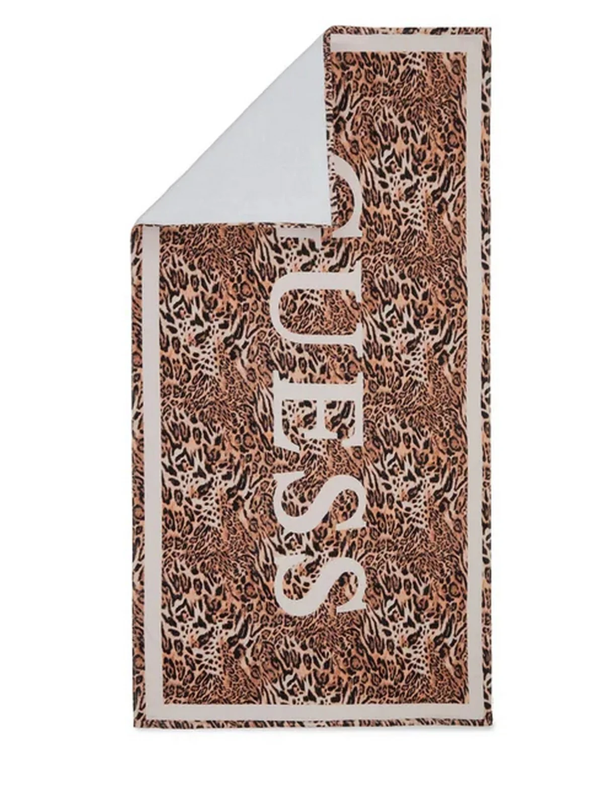 GUESS BEACHWEAR Telo mare Donna Printed Towel E4GZ13 KBN40 P122 Beige - Image 2