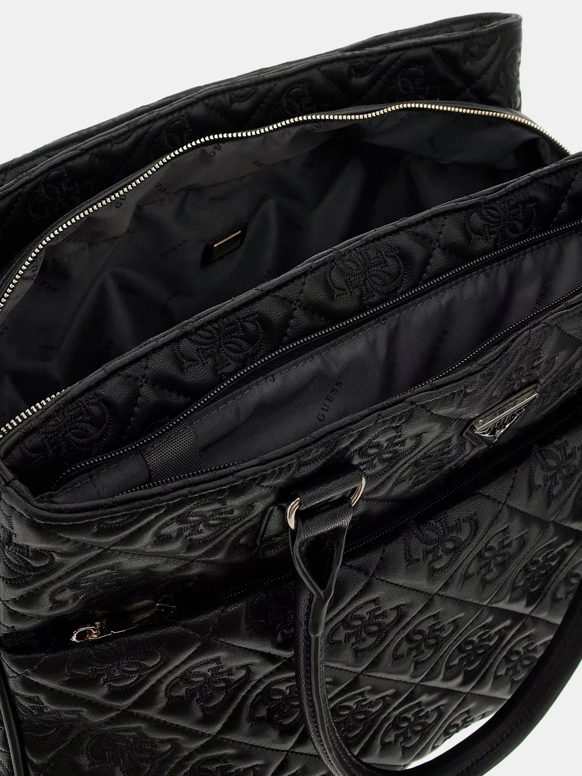 GUESS Borsa Donna ADELASIA SHOPPER TOTE TWQL96 58919 BLA BLACK - Image 3