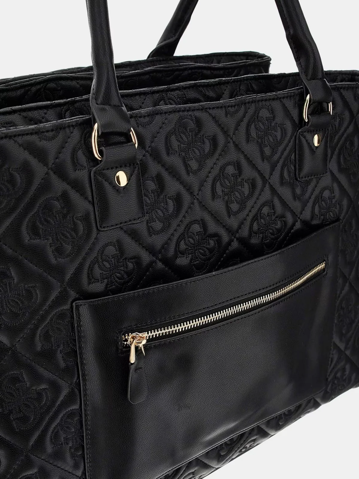 GUESS Borsa Donna ADELASIA SHOPPER TOTE TWQL96 58919 BLA BLACK - Image 4
