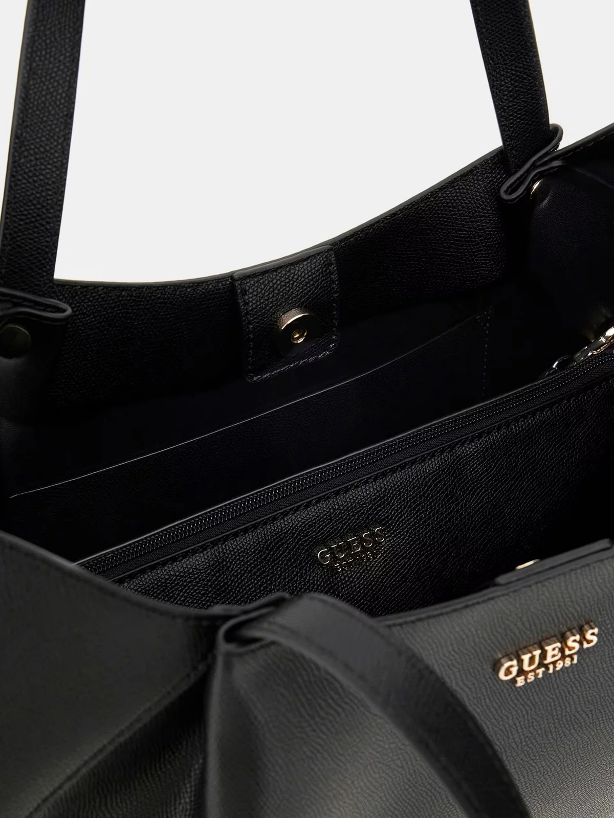 GUESS Borsa Donna AMORETTE 2 IN 1 TOTE HWBG78 98240 BLA BLACK - Image 5