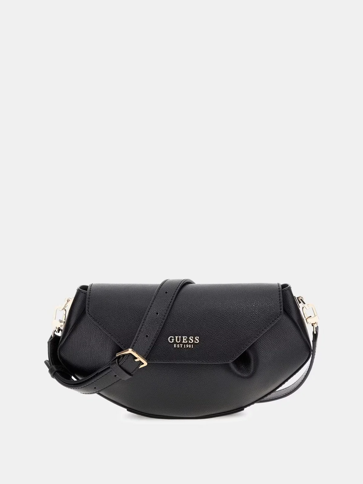 GUESS Borsa Donna AMORETTE FLAP CROSSBODY HWBG78 98200 BLA BLACK - Image 2