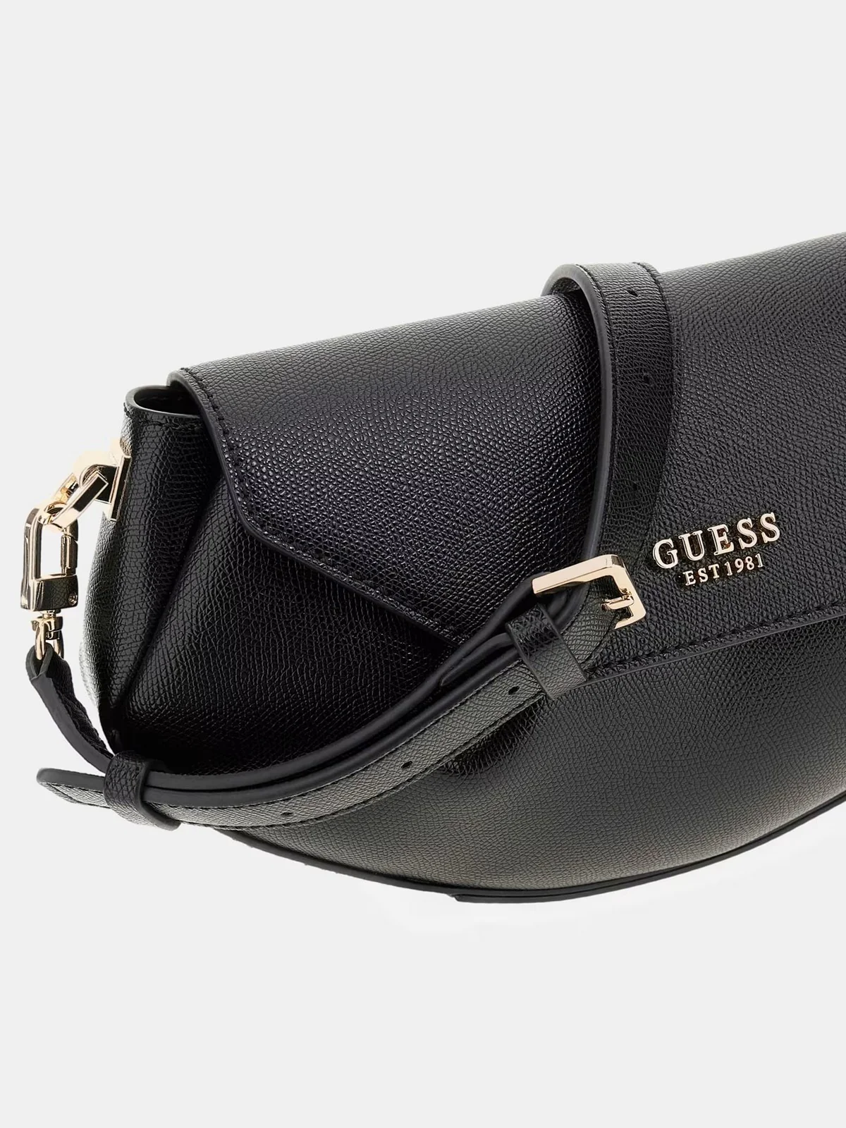 GUESS Borsa Donna AMORETTE FLAP CROSSBODY HWBG78 98200 BLA BLACK - Image 6