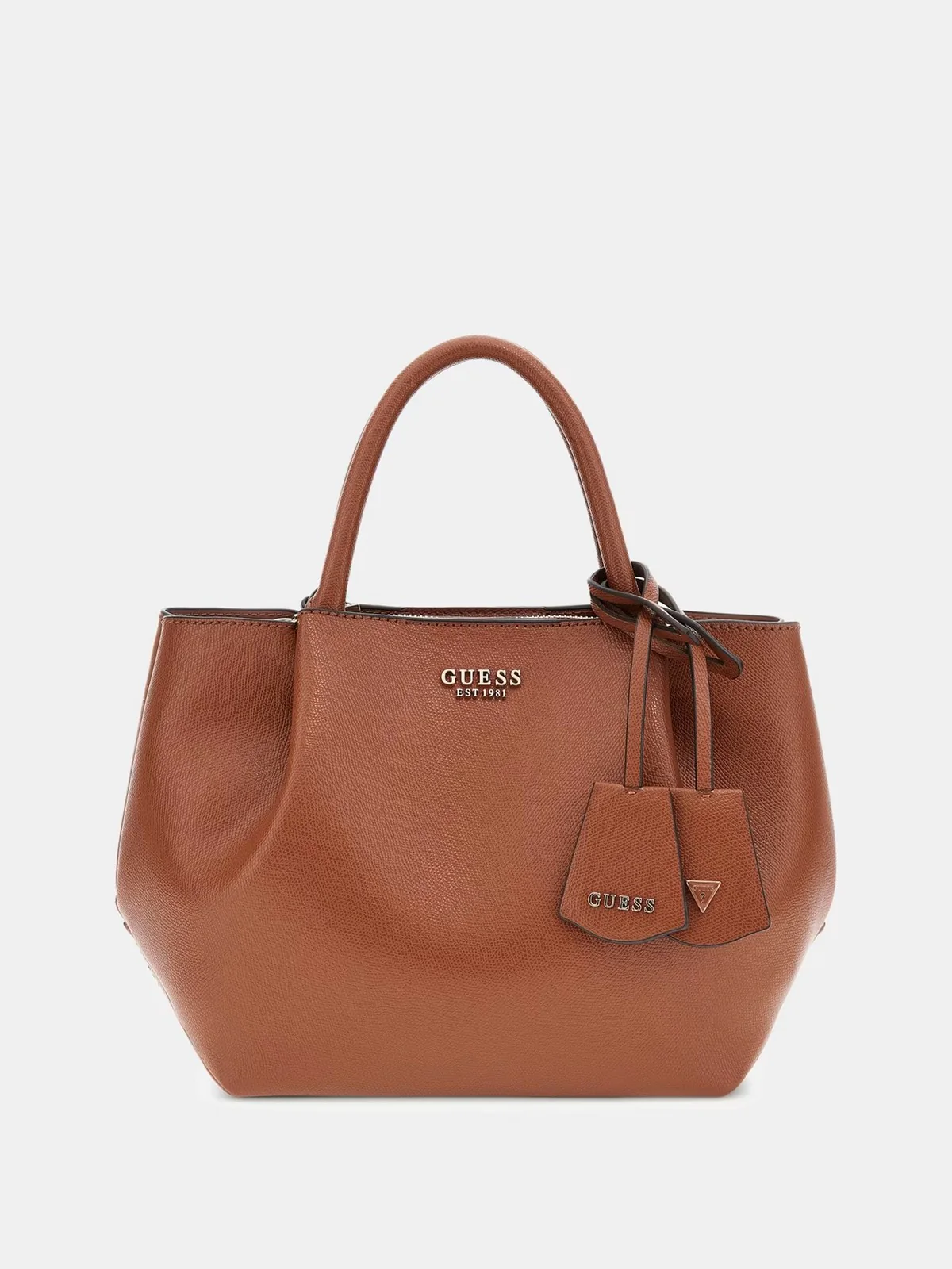 GUESS Borsa Donna AMORETTE GIRLFRIEND SATCHEL HWBG78 98060 COG COGNAC - Image 2