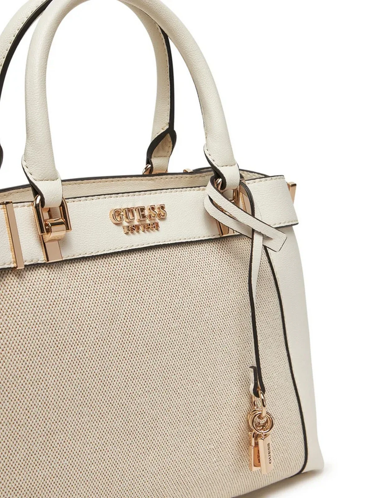 GUESS Borsa Donna ANADELA 3 COMP SATCHEL HWAG96 33060 NRI Bianco - Image 2