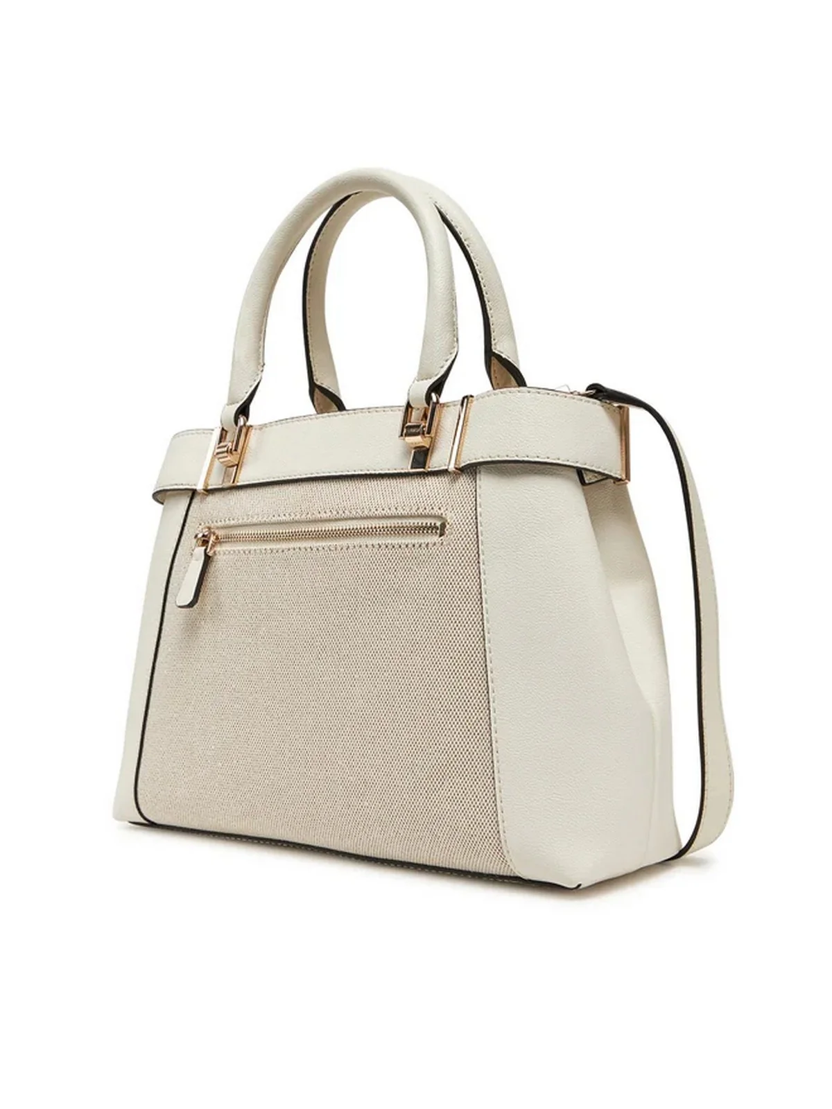 GUESS Borsa Donna ANADELA 3 COMP SATCHEL HWAG96 33060 NRI Bianco - Image 3