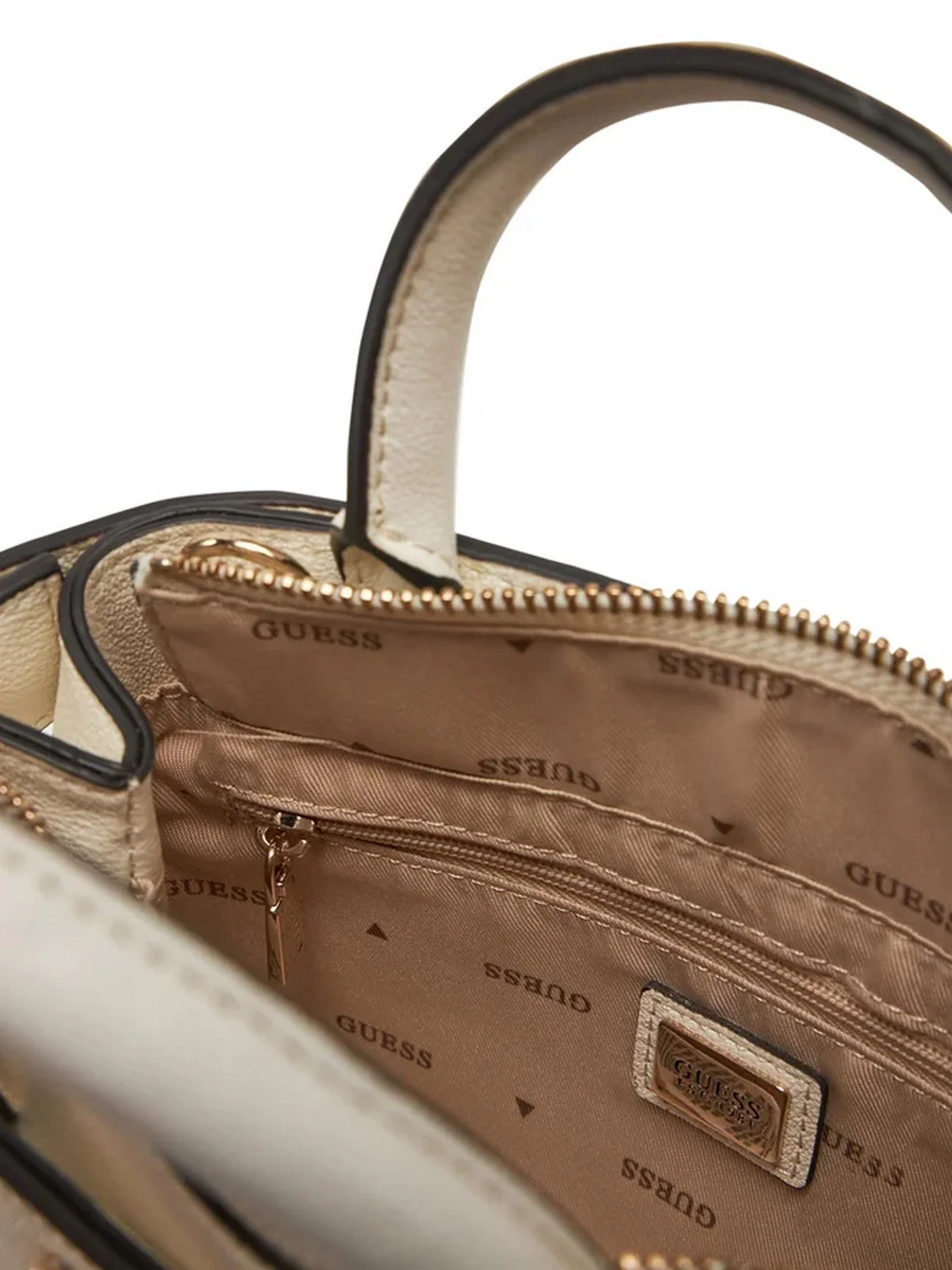 GUESS Borsa Donna ANADELA MINI SATCHEL HWAG96 33760 NRI Bianco - Image 4