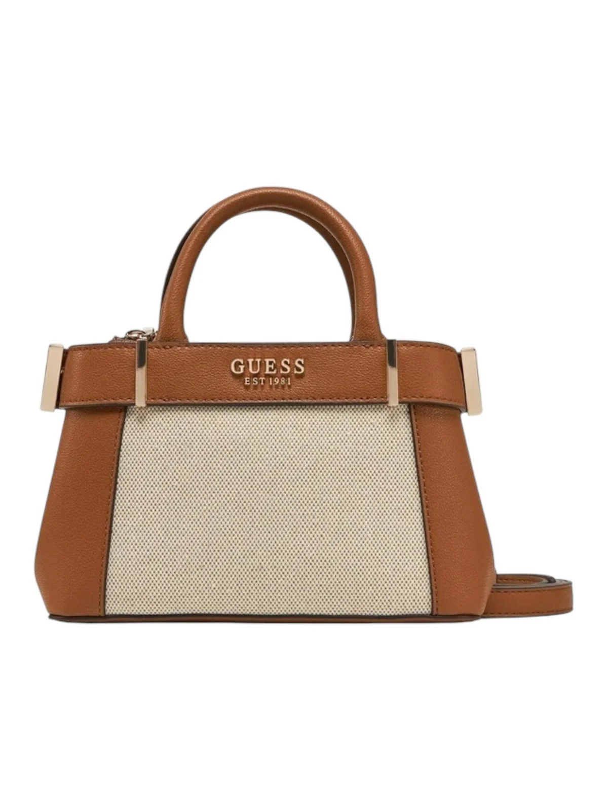 GUESS Borsa Donna ANADELA MINI SATCHEL HWAG96 33760 NTC Beige