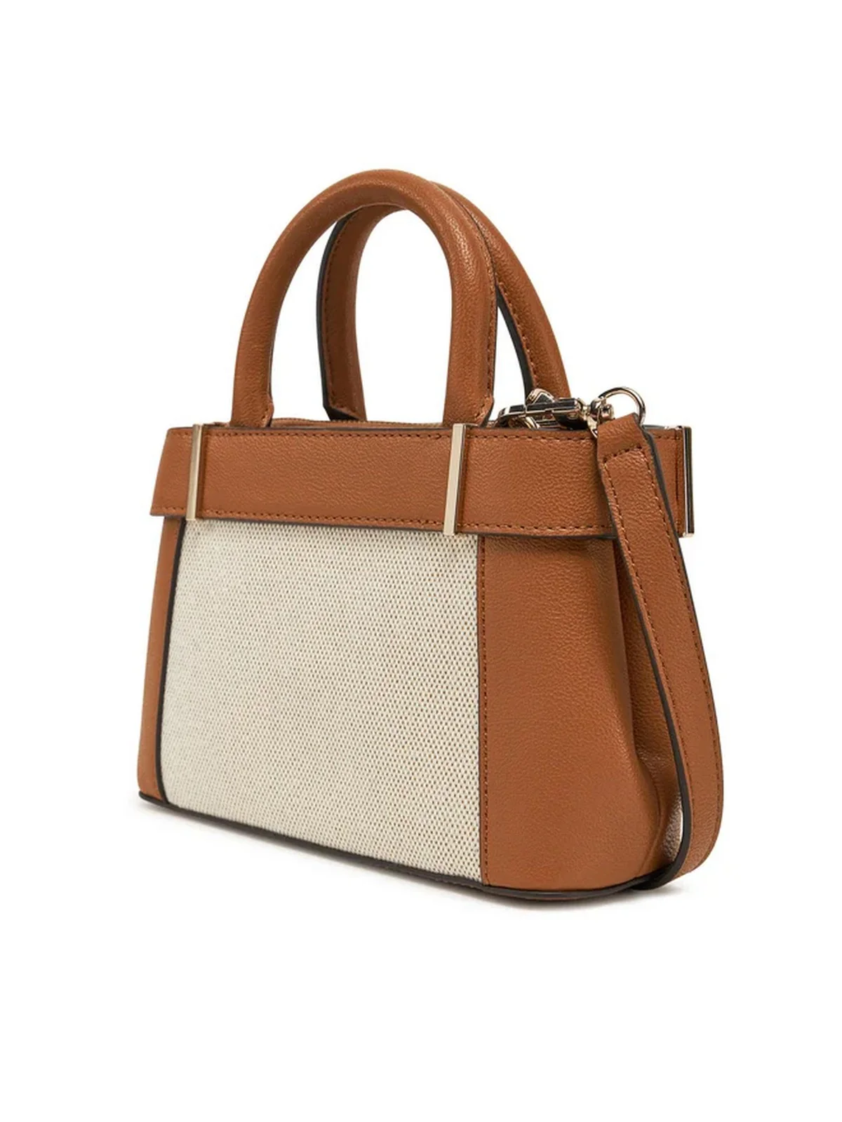 GUESS Borsa Donna ANADELA MINI SATCHEL HWAG96 33760 NTC Beige - Image 3