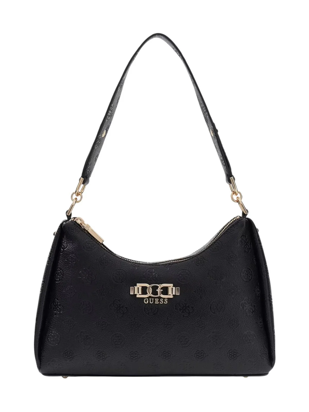 GUESS Borsa Donna ANISE DOUBLE ZIP SHOULDER BAG HWPD99 16180 BLO BLACK LOGO