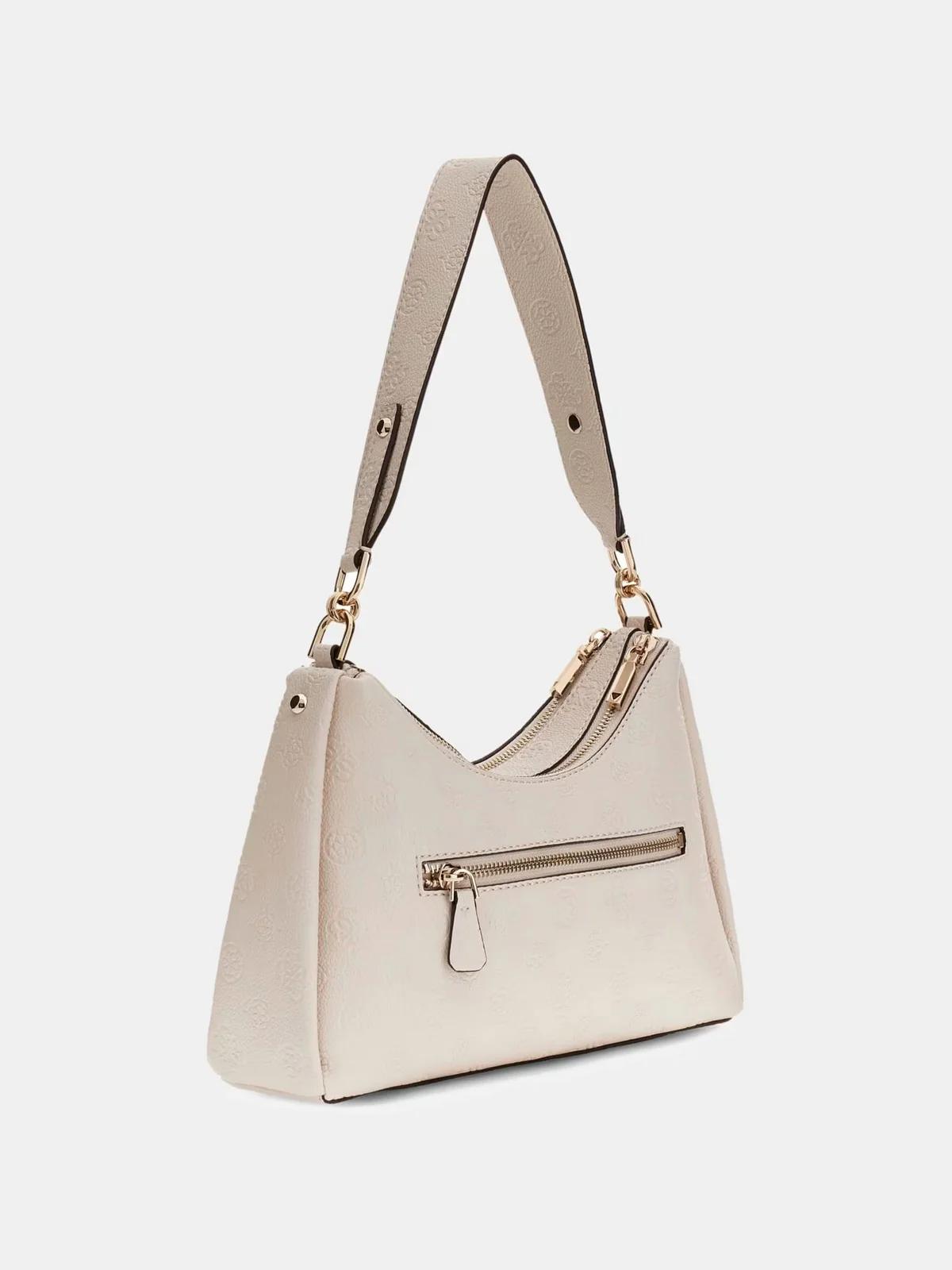 GUESS Borsa Donna ANISE DOUBLE ZIP SHOULDER BAG HWPD99 16180 STL STONE LOGO - Image 3