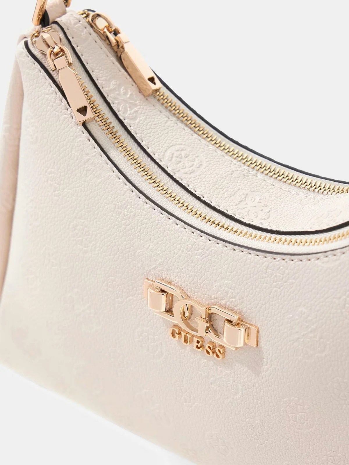 GUESS Borsa Donna ANISE DOUBLE ZIP SHOULDER BAG HWPD99 16180 STL STONE LOGO - Image 5