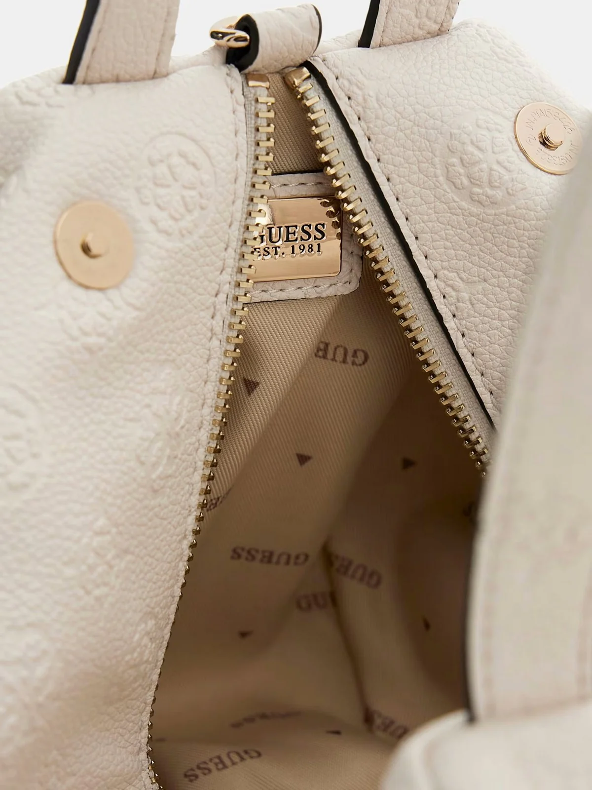 GUESS Borsa Donna ANISE TOP HANDLE POUCH HWPD99 16770 STL STONE LOGO - Image 4
