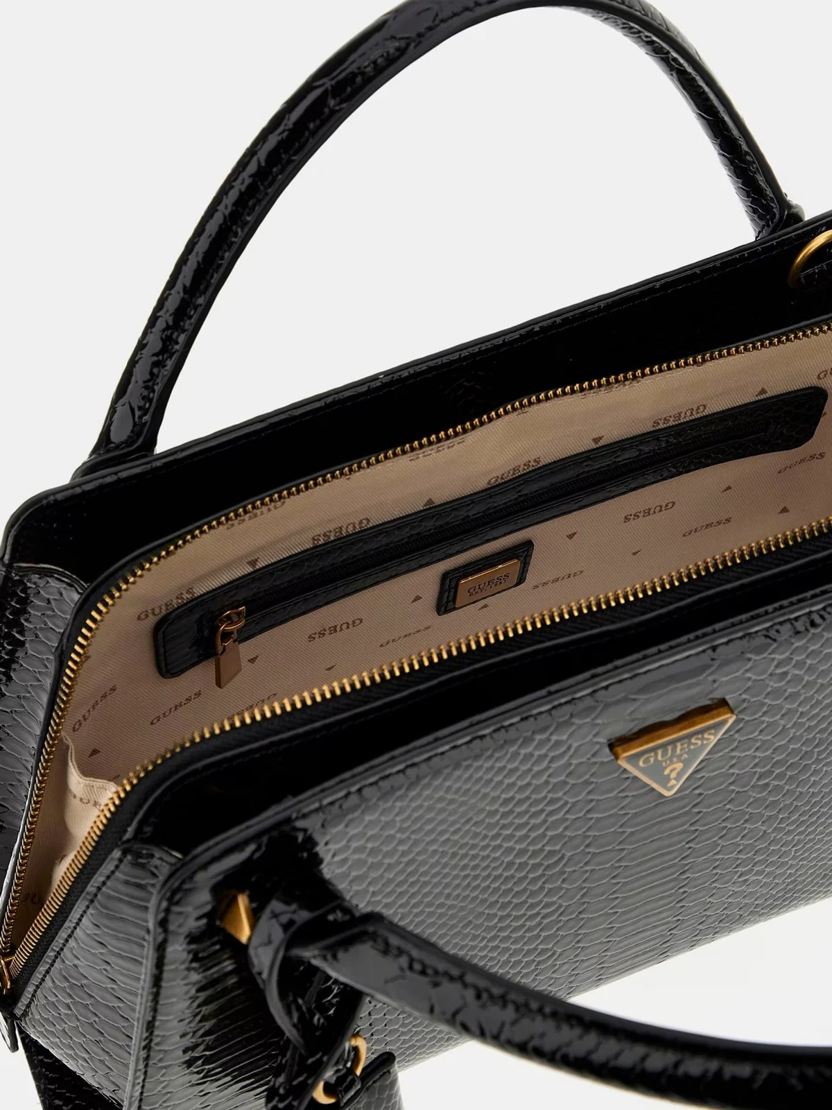 GUESS Borsa Donna ANNITA GIRLFRIEND SATCHEL HWKB94 99060 BLA BLACK - Image 4