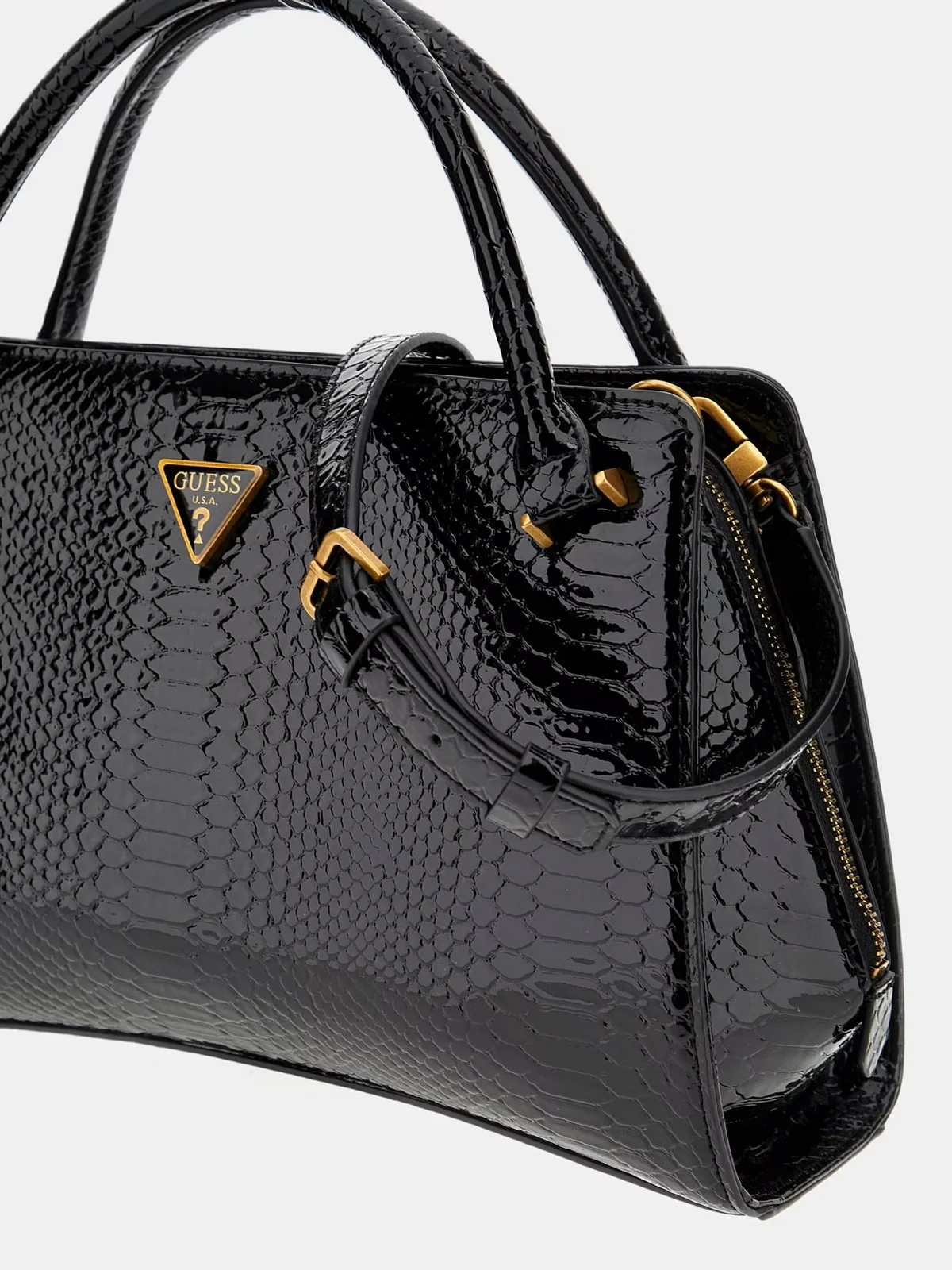 GUESS Borsa Donna ANNITA GIRLFRIEND SATCHEL HWKB94 99060 BLA BLACK - Image 5
