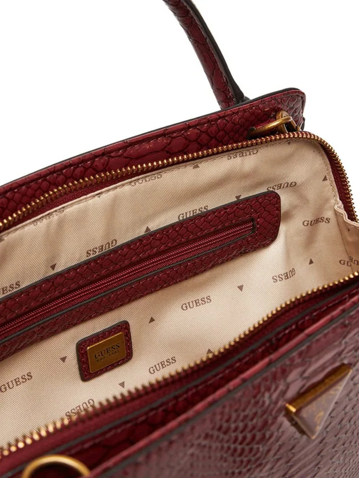 GUESS Borsa Donna ANNITA GIRLFRIEND SATCHEL HWKB94 99060 CLA CLARET - Image 5