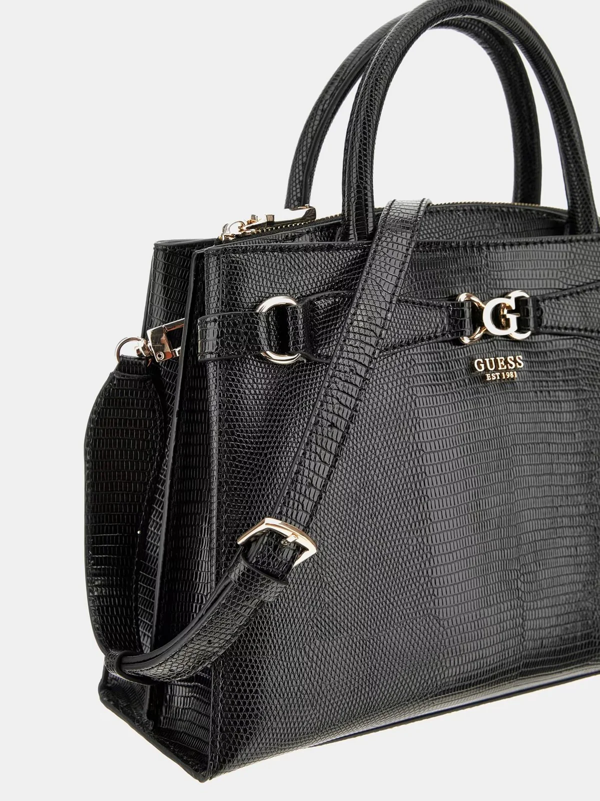 GUESS Borsa Donna Arlena Girlfriend Sa HWKG93 33060 BLA Nero - Image 5