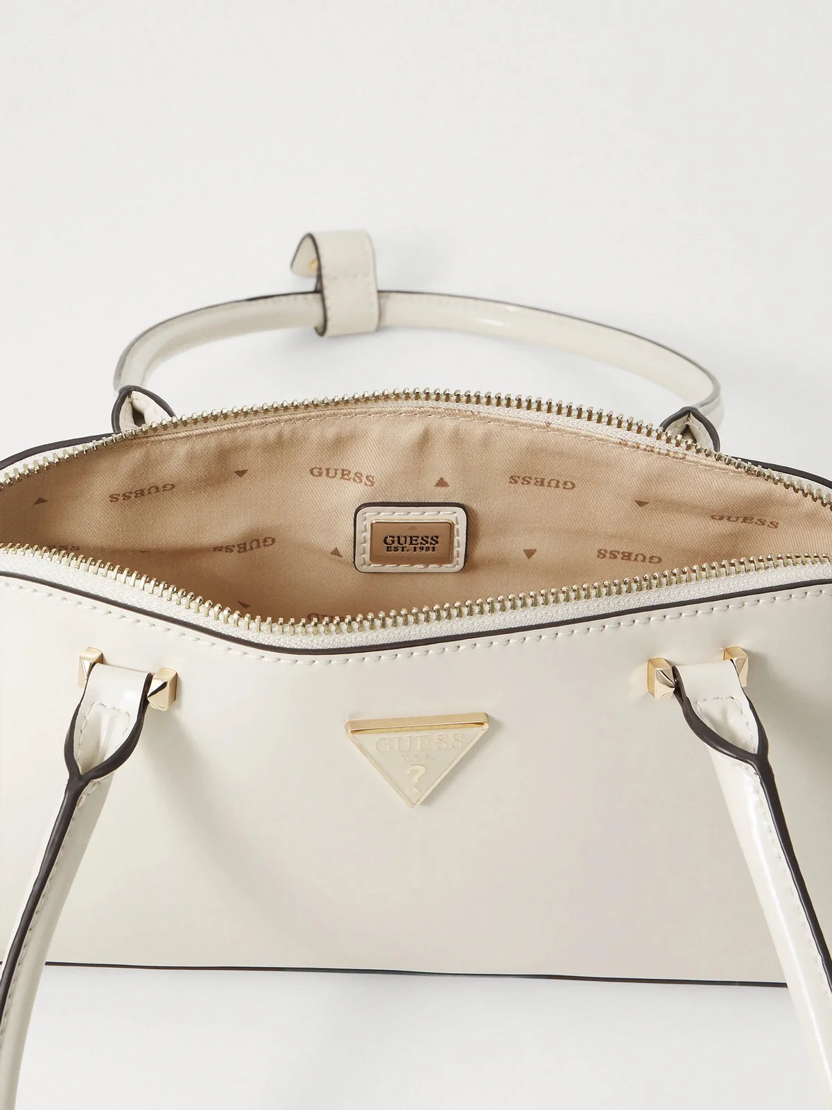 GUESS Borsa Donna ARNELA SHOULDER SATCHEL HWNG94 96080 BON Avorio - Image 3