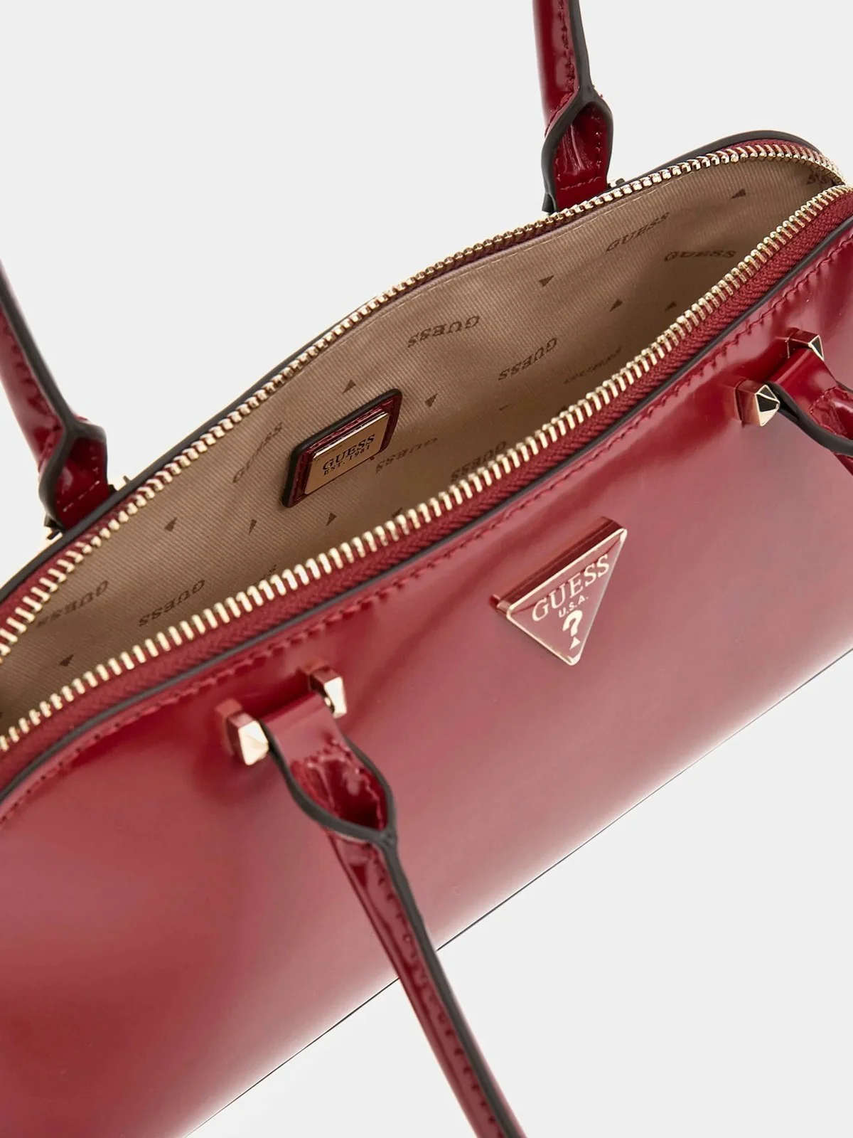 GUESS Borsa Donna ARNELA SHOULDER SATCHEL HWNG94 96080 RED Rosso - Image 3