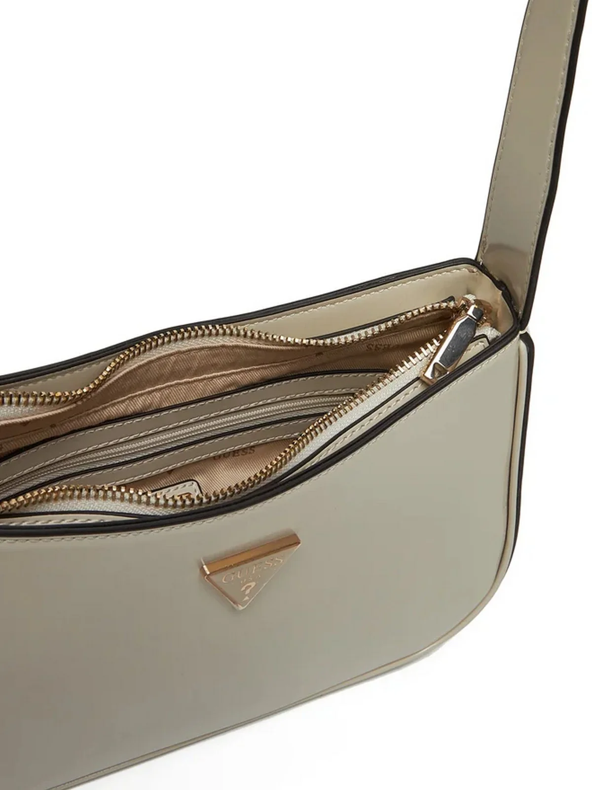 GUESS Borsa Donna ARNELA TOP ZIP SHOULDER BAG HWNG94 96170 BON Avorio - Image 4