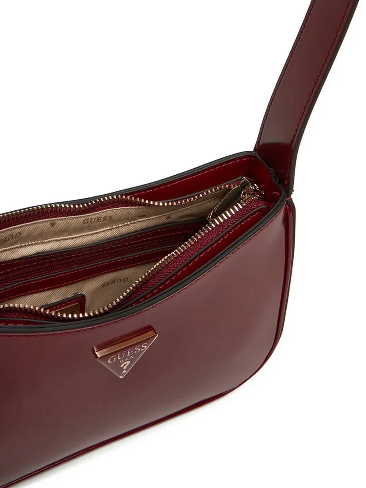 GUESS Borsa Donna ARNELA TOP ZIP SHOULDER BAG HWNG94 96170 RED Rosso - Image 4
