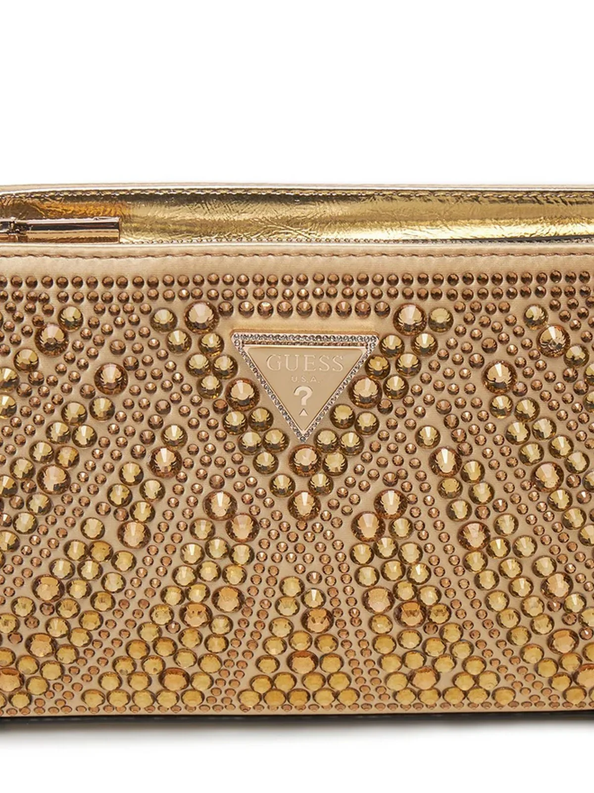 GUESS Borsa Donna BEAUVOIR MINI TOP ZIP SHDR BAG HWXG95 28720 GOL Oro - Image 2