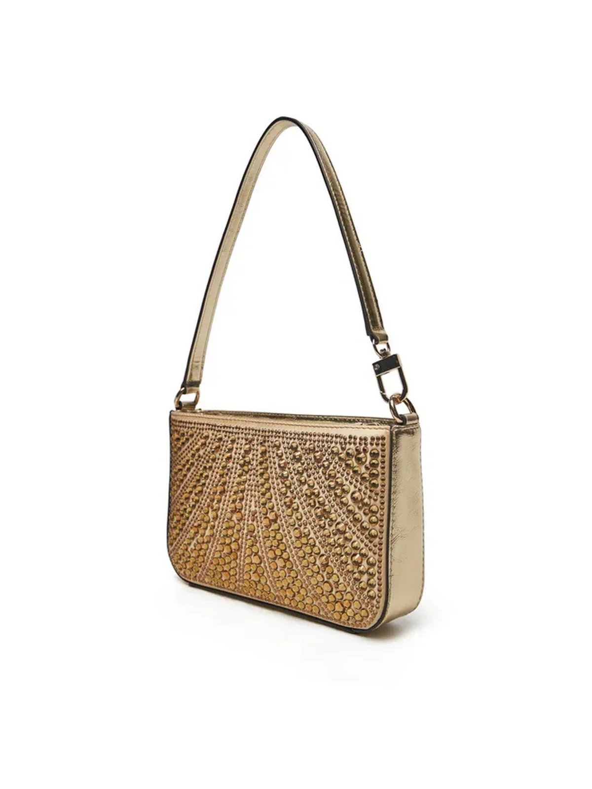 GUESS Borsa Donna BEAUVOIR MINI TOP ZIP SHDR BAG HWXG95 28720 GOL Oro - Image 3