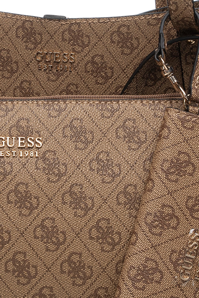 GUESS Borsa Donna BRENTON TOTE HWLG96 48230 LTL LATTE LOGO - Image 2