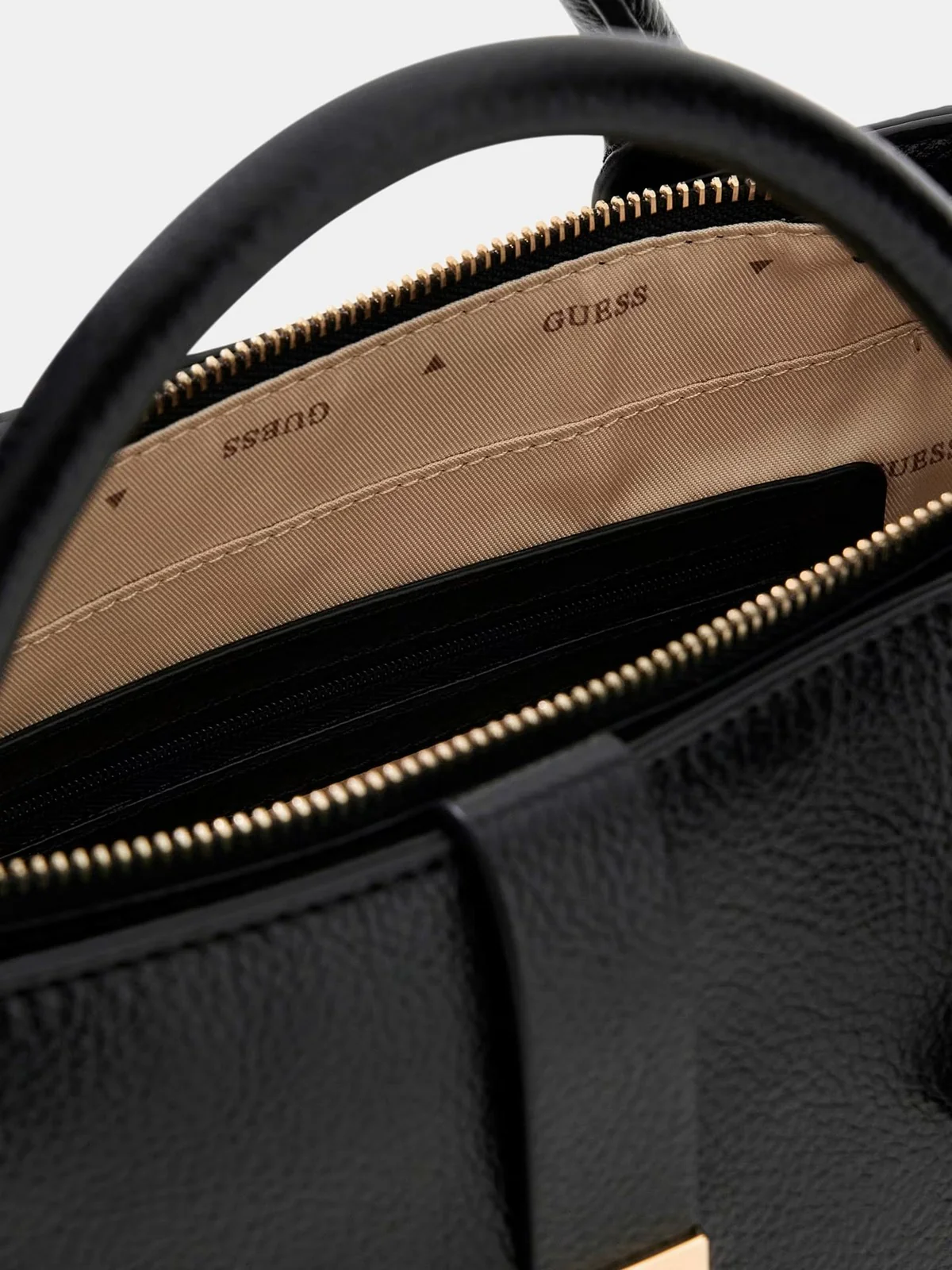 GUESS Borsa Donna BROOKE HIGH SOCIETY SATCHEL HWBG98 97060 BLA BLACK - Image 4
