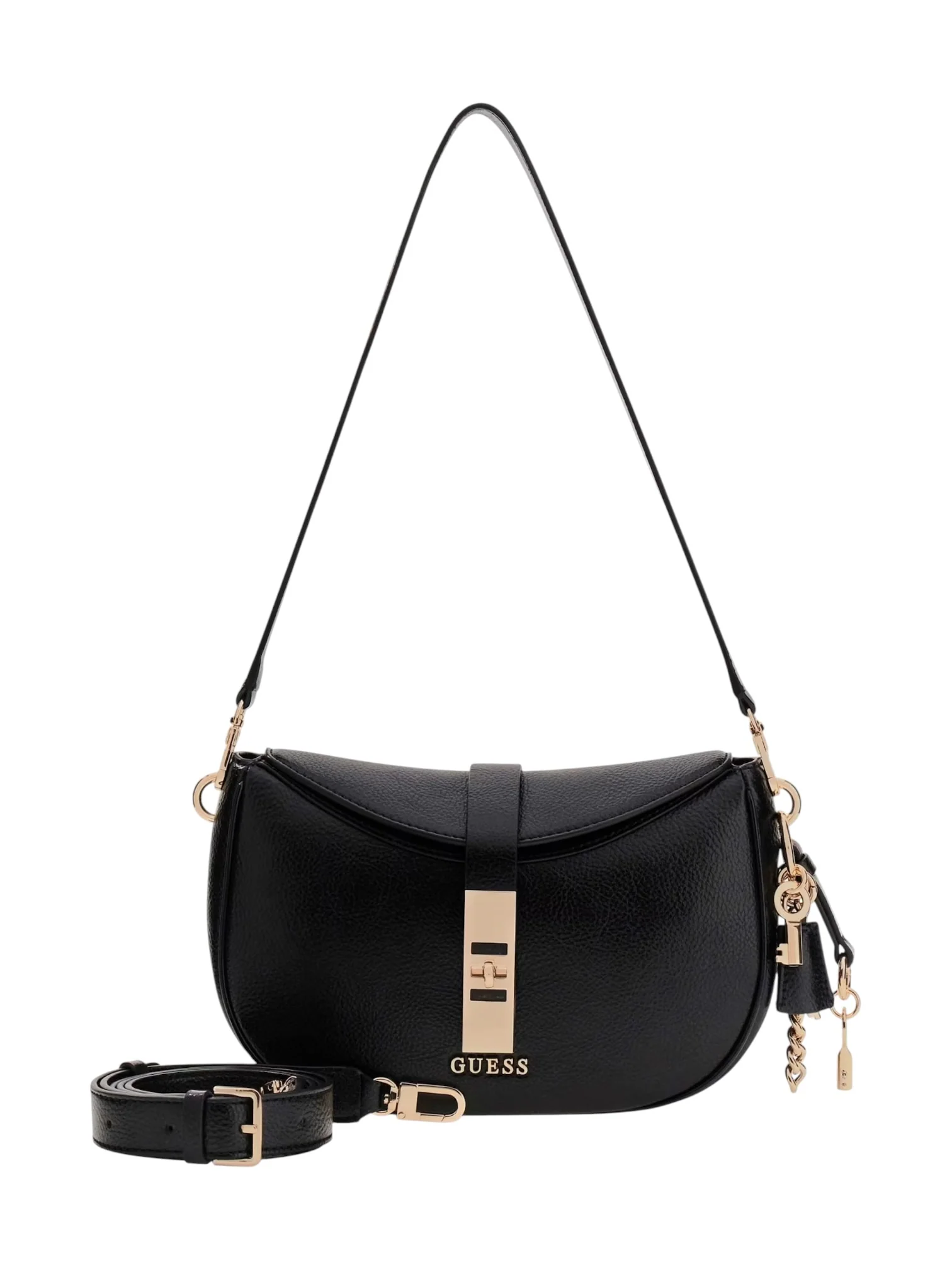 GUESS Borsa Donna BROOKE SHOULDER BAG HWBG98 97180 BLA BLACK - Image 2