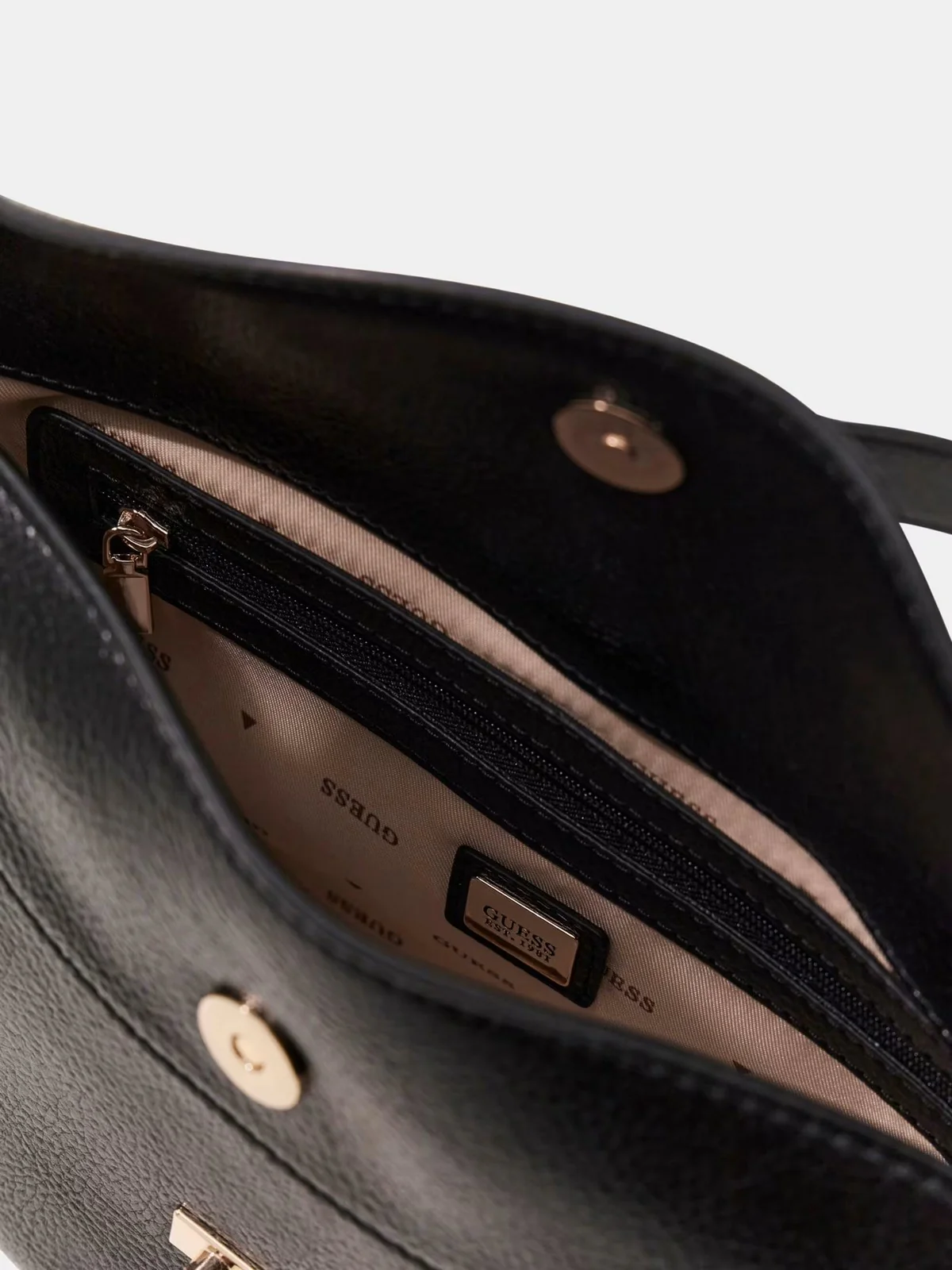 GUESS Borsa Donna BROOKE SHOULDER BAG HWBG98 97180 BLA BLACK - Image 5