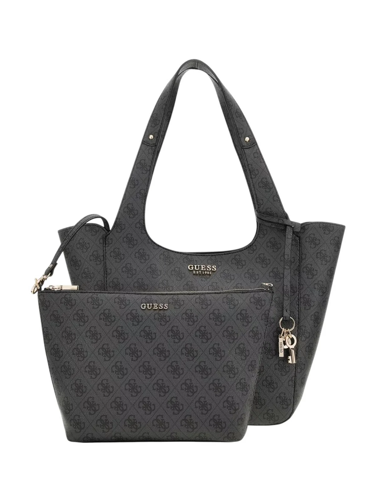 GUESS Borsa Donna CALISTA 2 IN 1 TOTE HWSG73 34220 CLO COAL LOGO