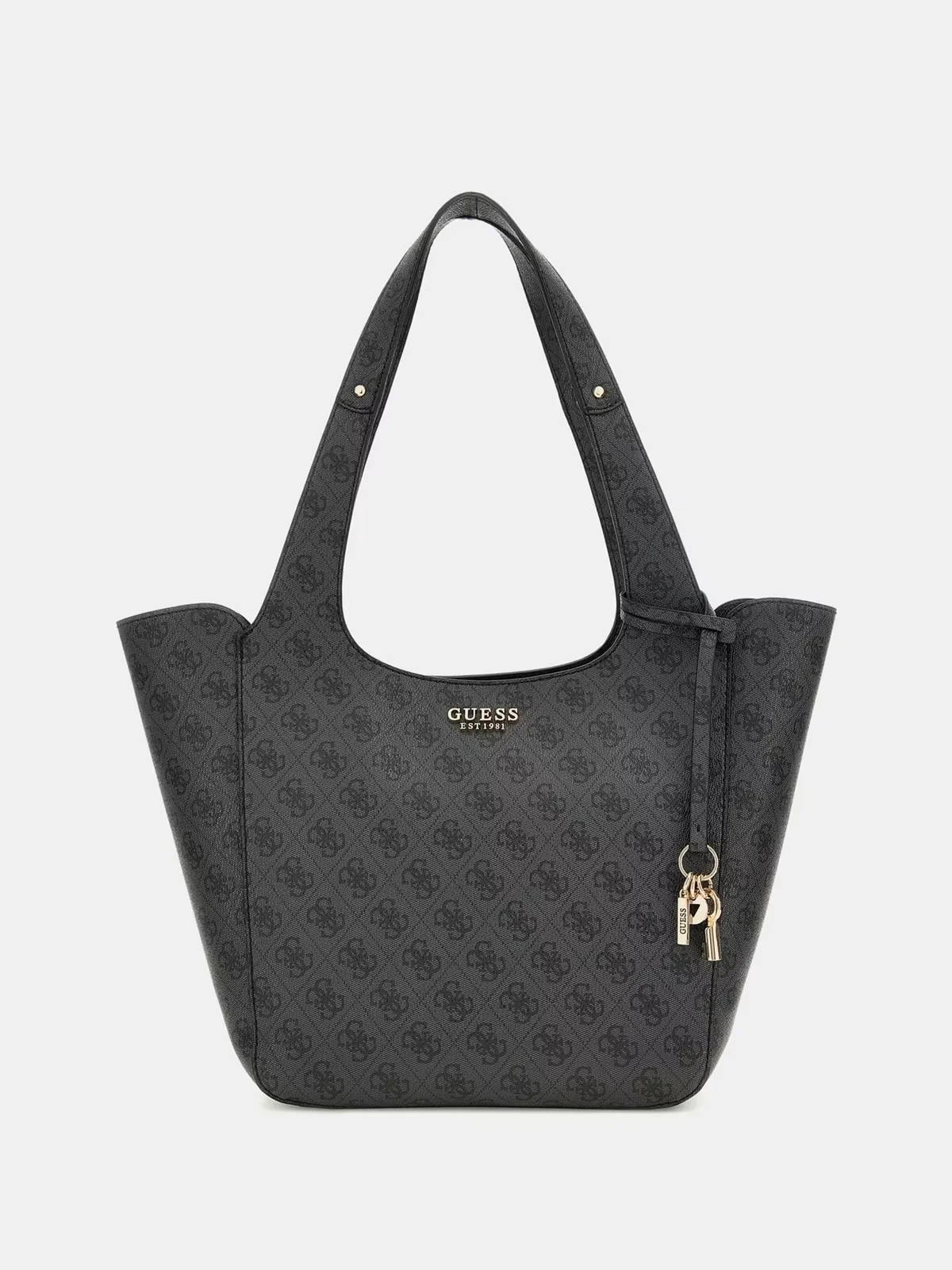 GUESS Borsa Donna CALISTA 2 IN 1 TOTE HWSG73 34220 CLO COAL LOGO - Image 3