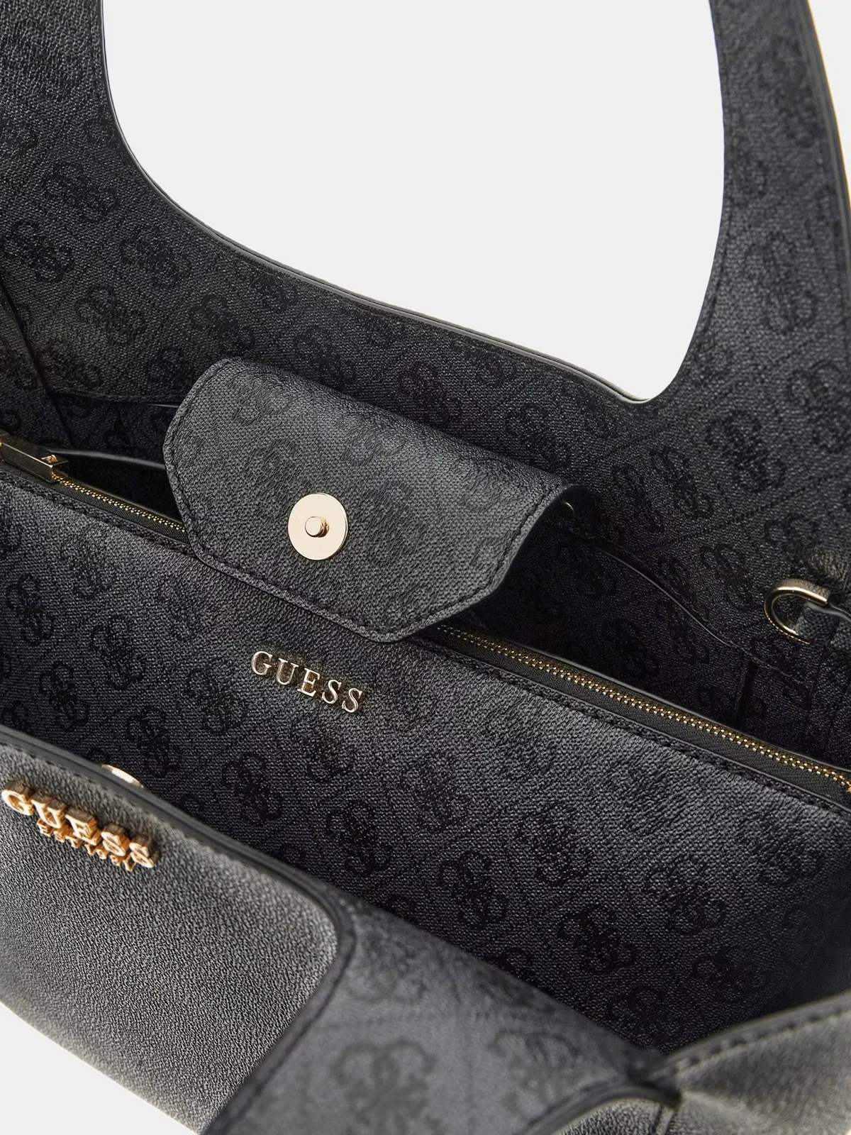 GUESS Borsa Donna CALISTA 2 IN 1 TOTE HWSG73 34220 CLO COAL LOGO - Image 5