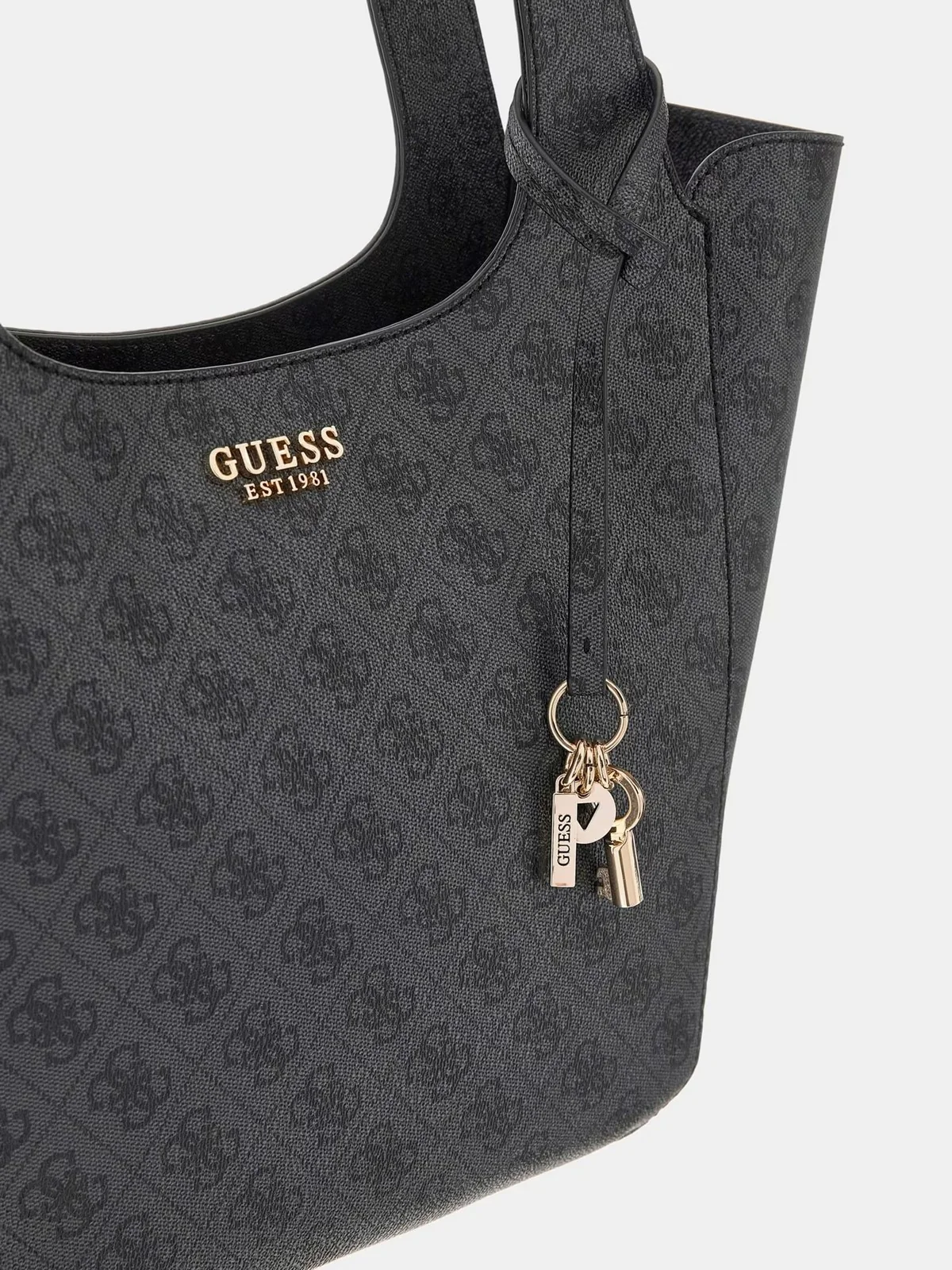GUESS Borsa Donna CALISTA 2 IN 1 TOTE HWSG73 34220 CLO COAL LOGO - Image 6