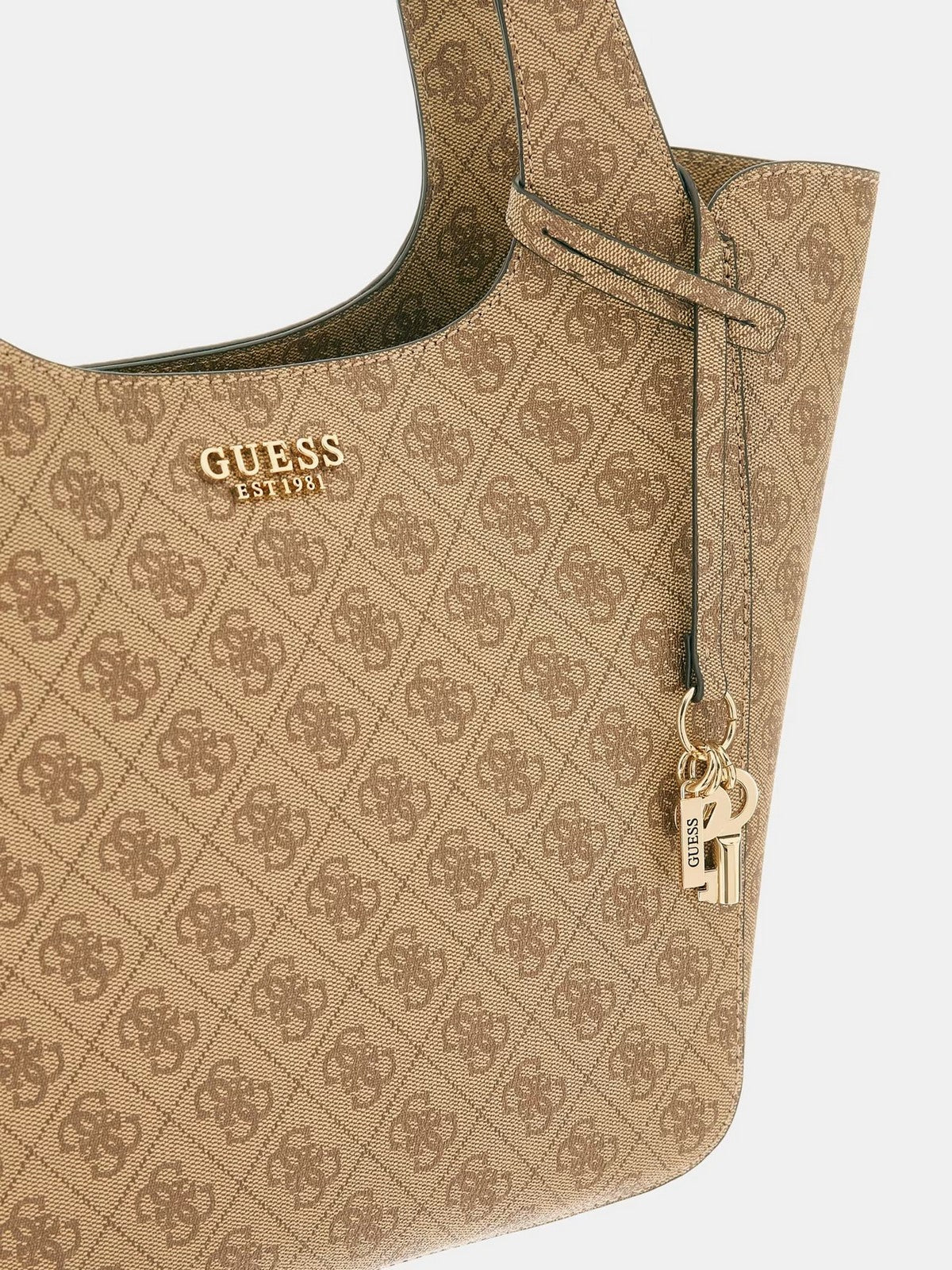 GUESS Borsa Donna CALISTA 2 IN 1 TOTE HWSG73 34220 LTL LATTE LOGO - Image 2