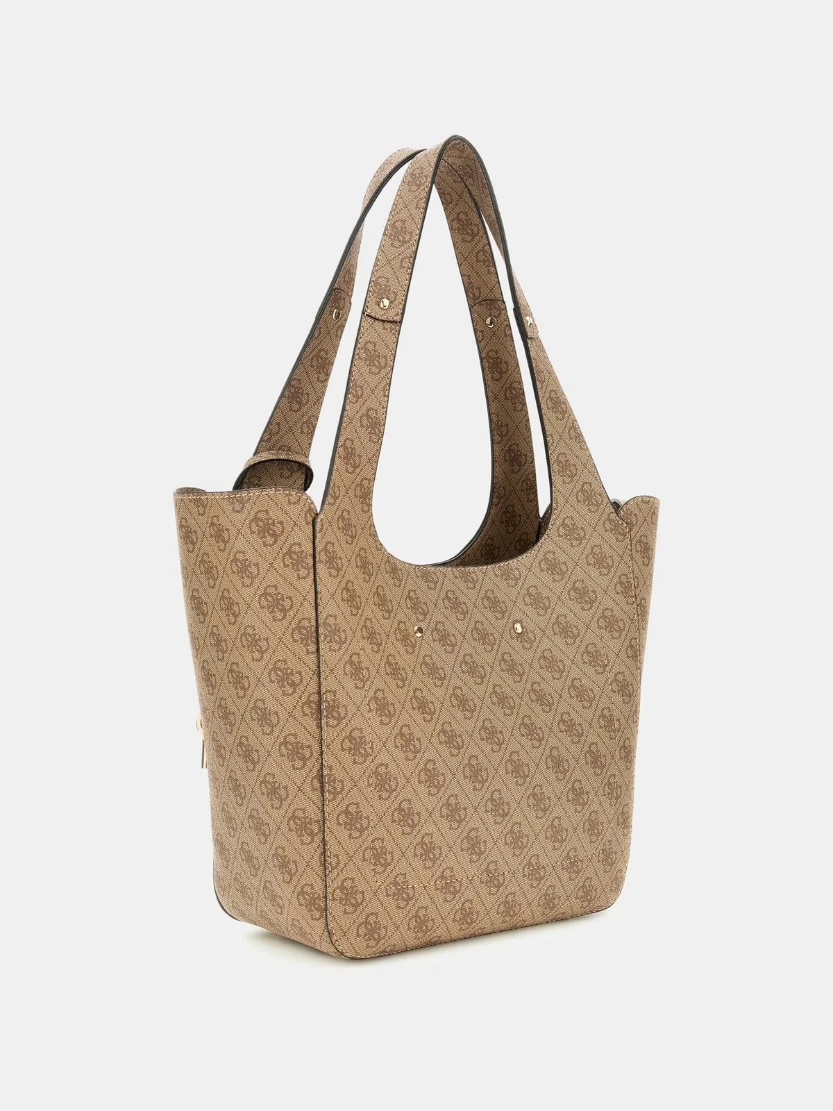 GUESS Borsa Donna CALISTA 2 IN 1 TOTE HWSG73 34220 LTL LATTE LOGO - Image 4
