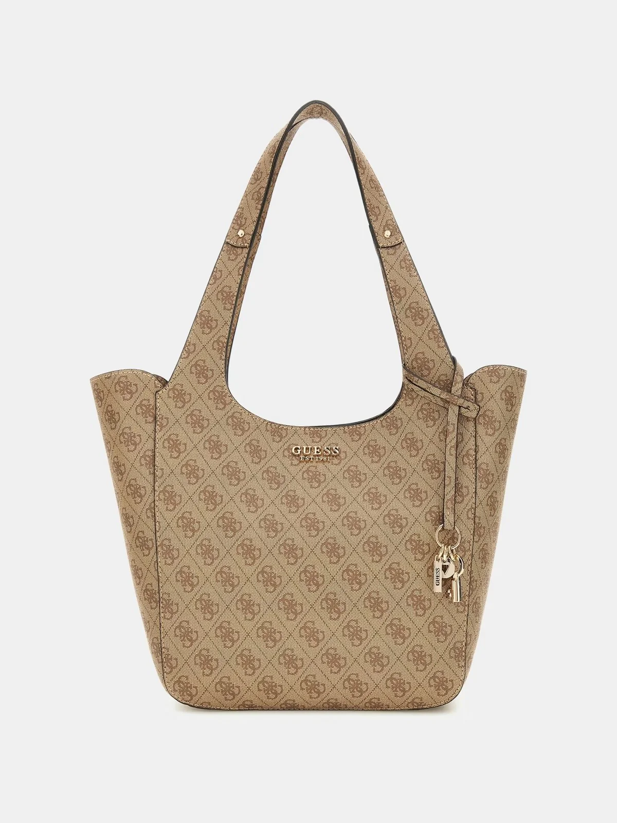 GUESS Borsa Donna CALISTA 2 IN 1 TOTE HWSG73 34220 LTL LATTE LOGO - Image 5