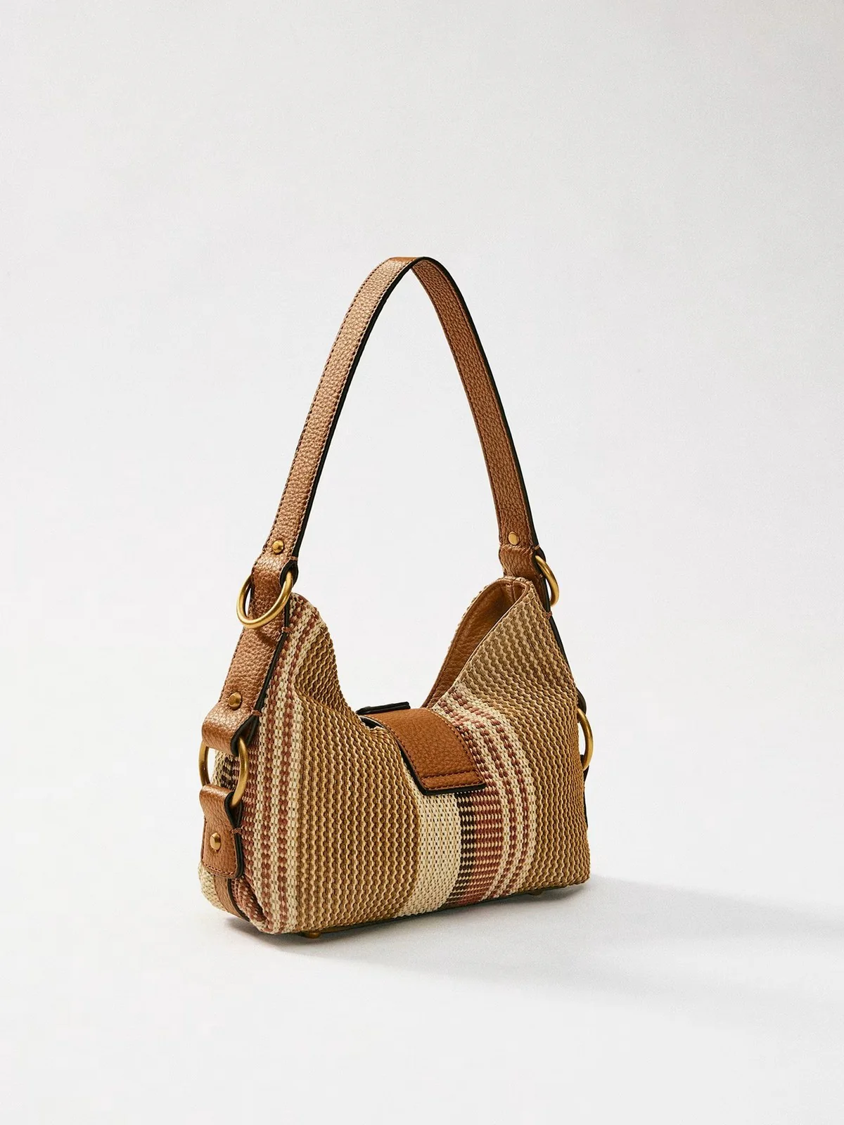 GUESS Borsa Donna CAMDEN MINI SHOULDER BAG HWAB93 08720 CGM COGNAC MULTI - Image 3