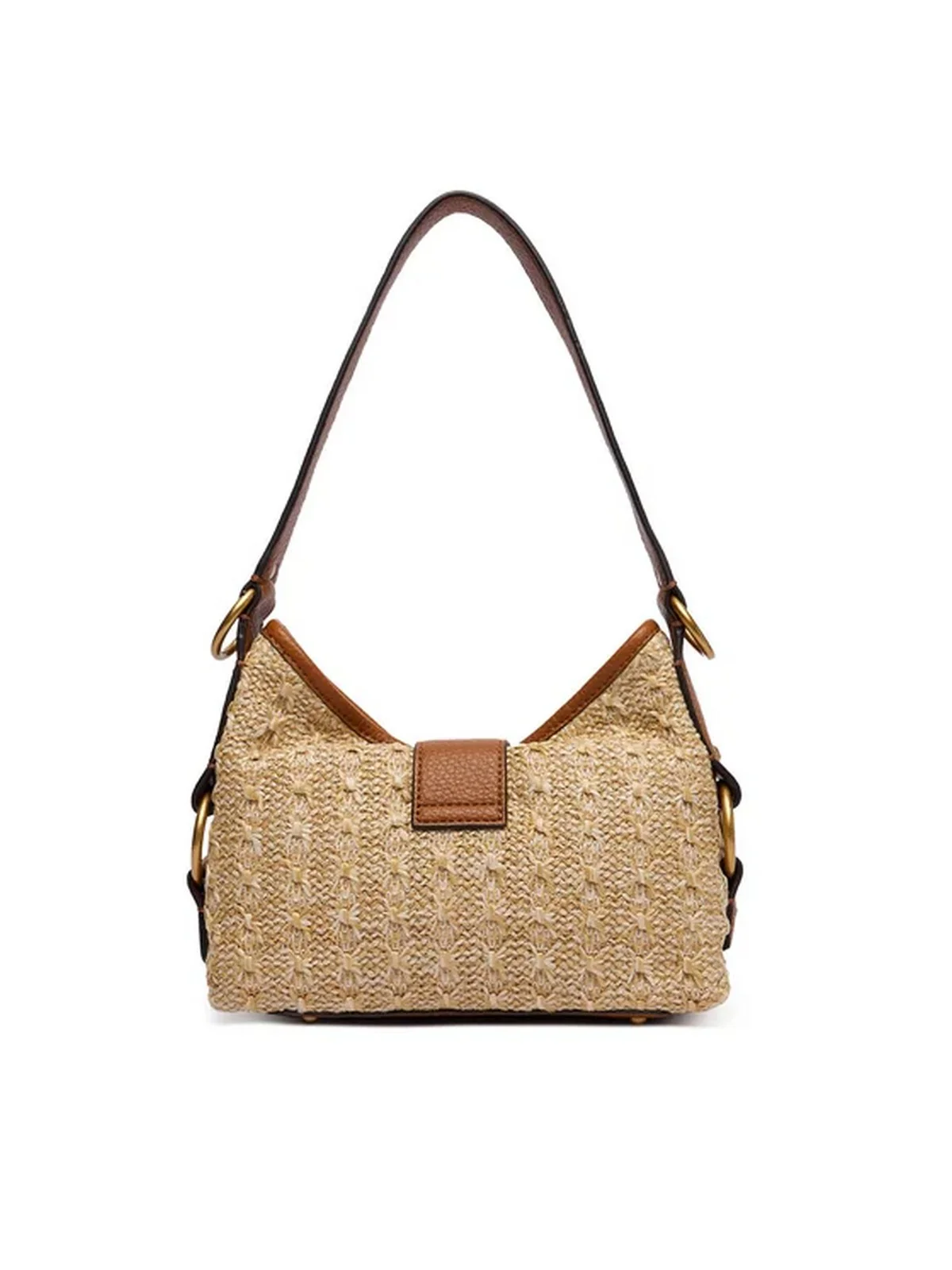 GUESS Borsa Donna CAMDEN MINI SHOULDER BAG HWRB93 08720 NTC NATURAL/COGNAC - Image 3